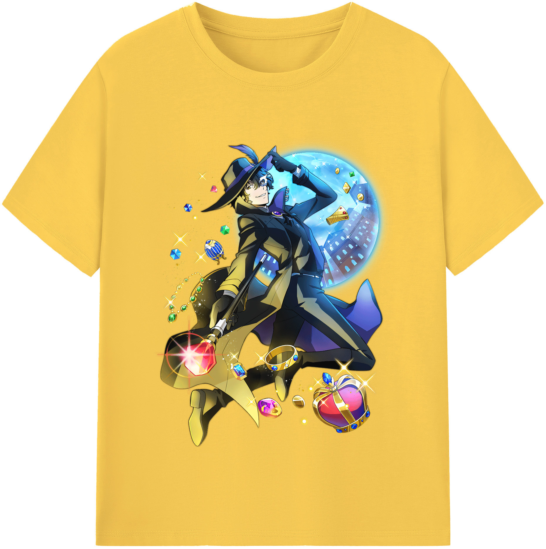 （画像用） 文豪ストレイドッグス Bungo Stray Dogs 綿100％半袖Tシャツ（フロントプリント）