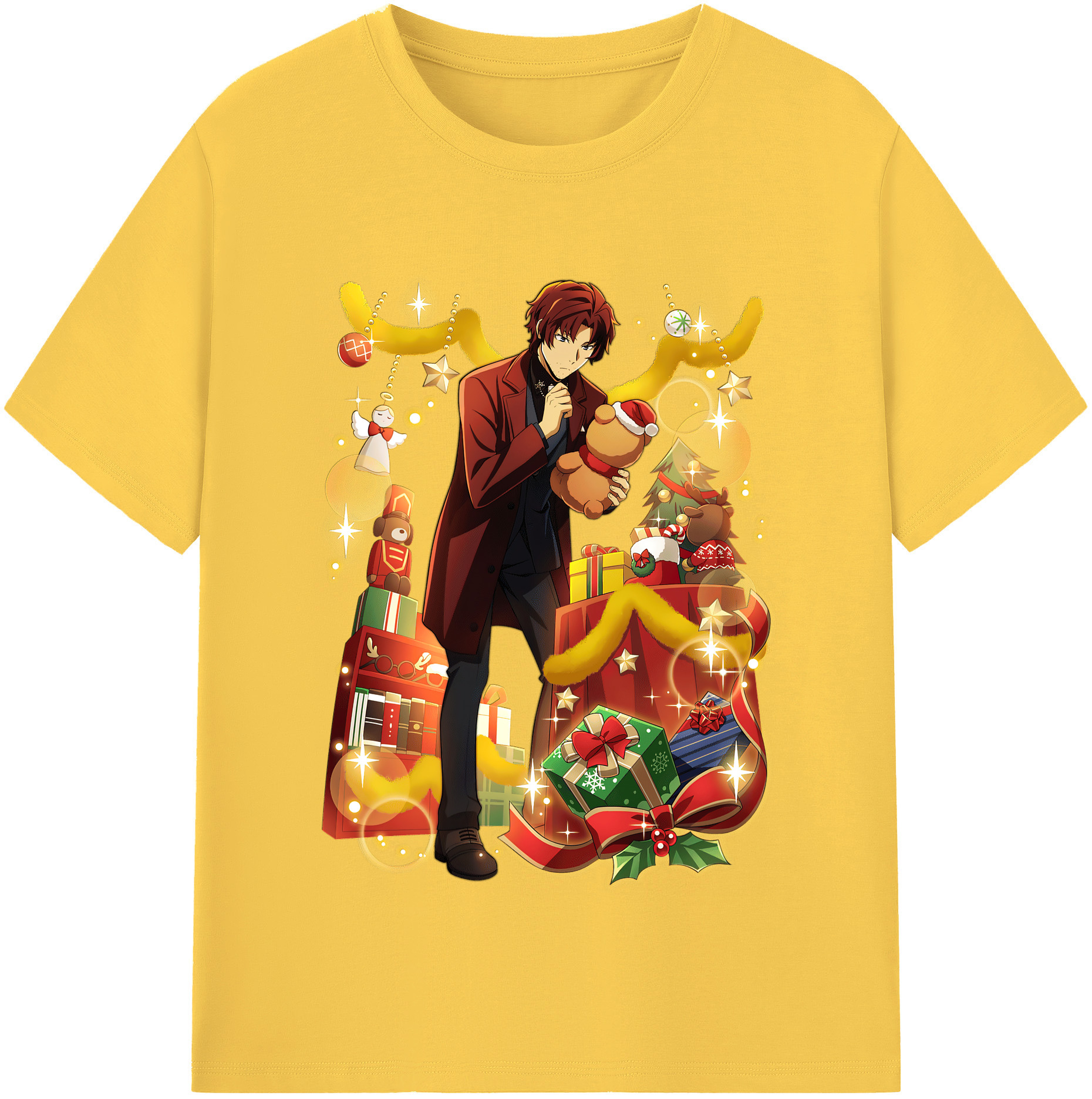 文豪ストレイドッグス Bungo Stray Dogs 綿100％半袖Tシャツ（フロントプリント）
