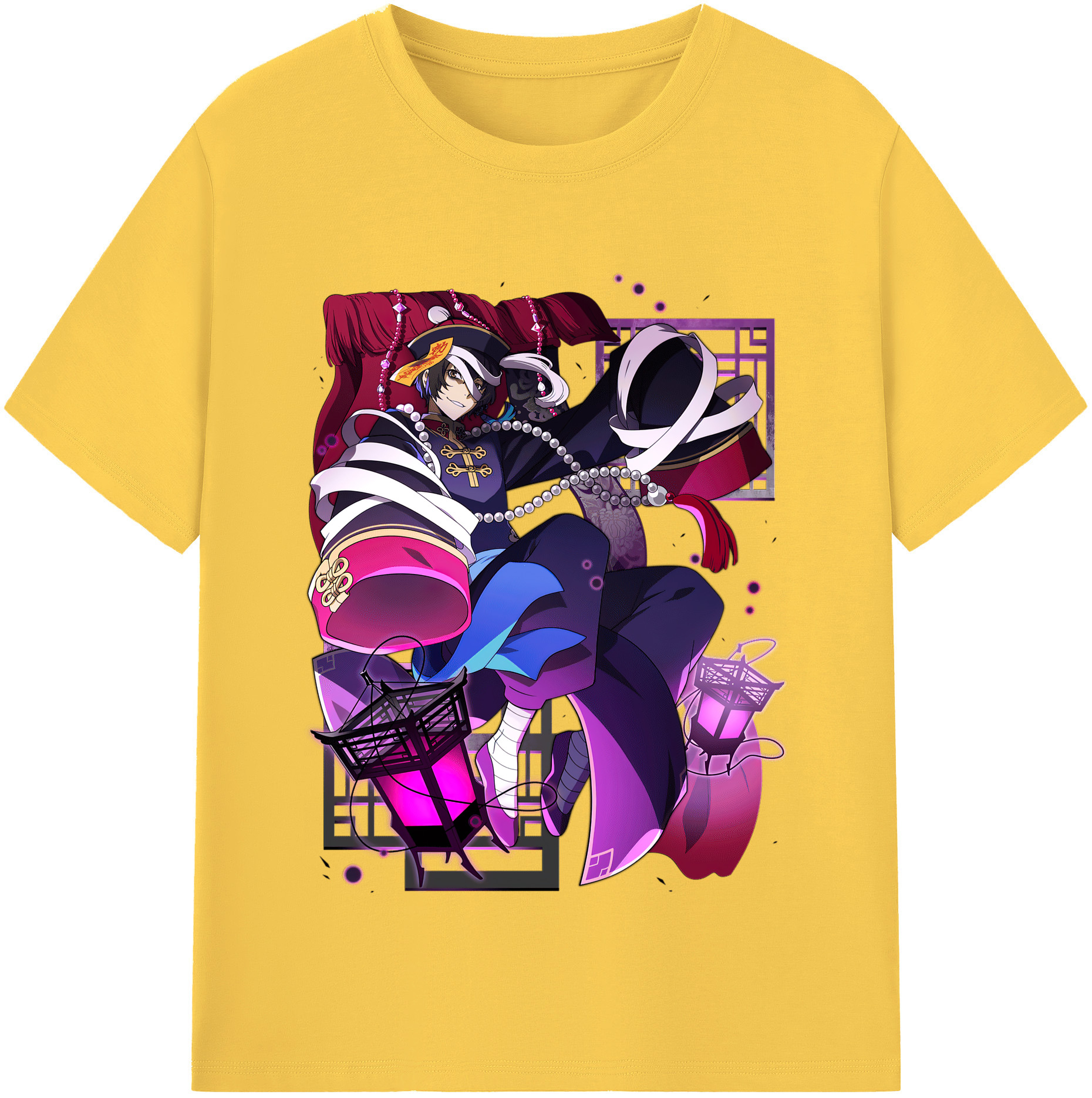 （画像用） 文豪ストレイドッグス Bungo Stray Dogs 綿100％半袖Tシャツ（フロントプリント）