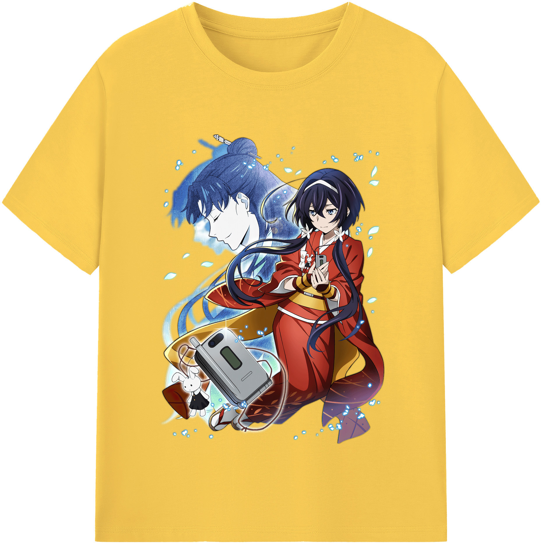 （画像用） 文豪ストレイドッグス Bungo Stray Dogs 綿100％半袖Tシャツ（フロントプリント）