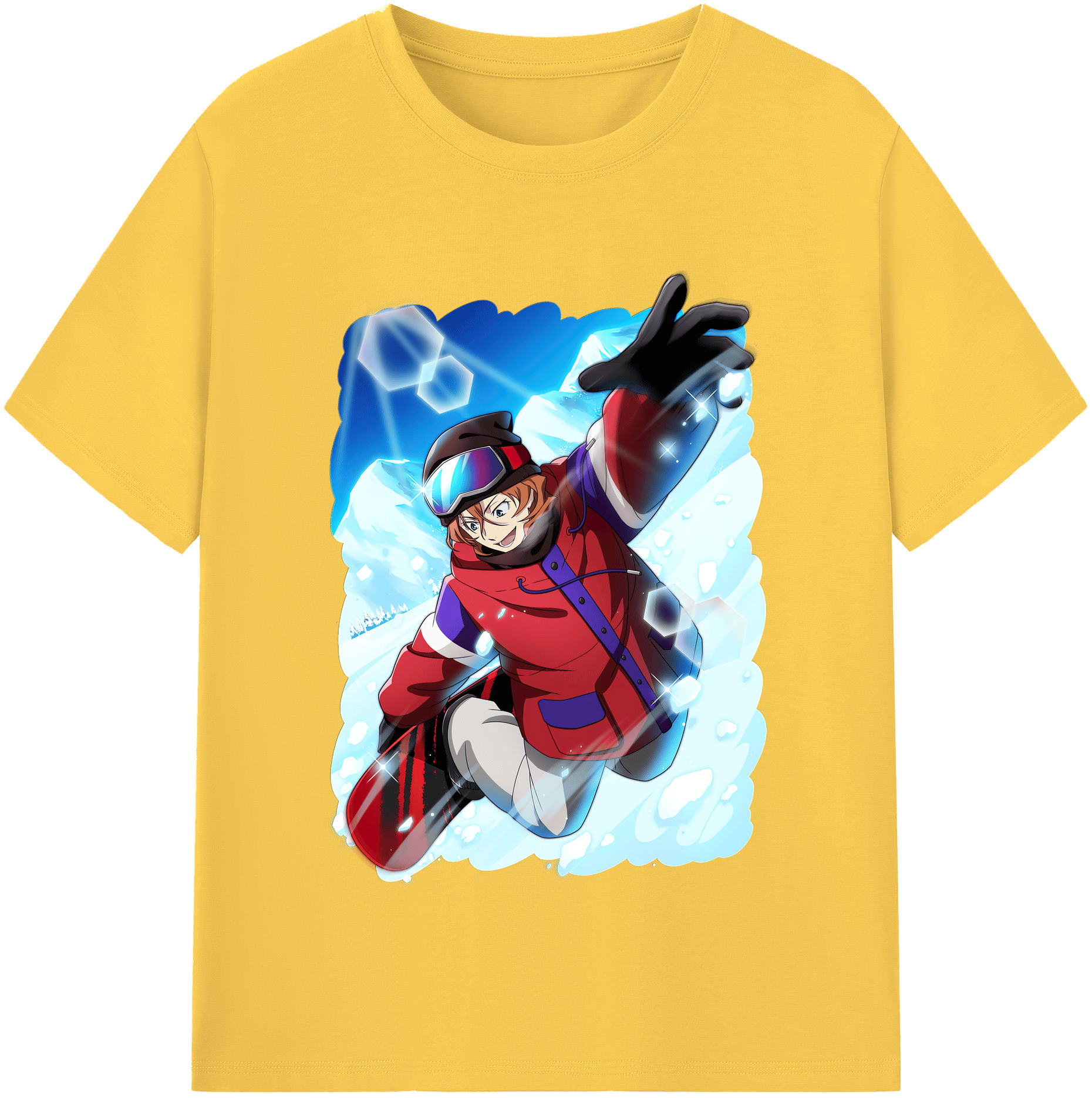 （画像用） 文豪ストレイドッグス Bungo Stray Dogs 綿100％半袖Tシャツ（フロントプリント）