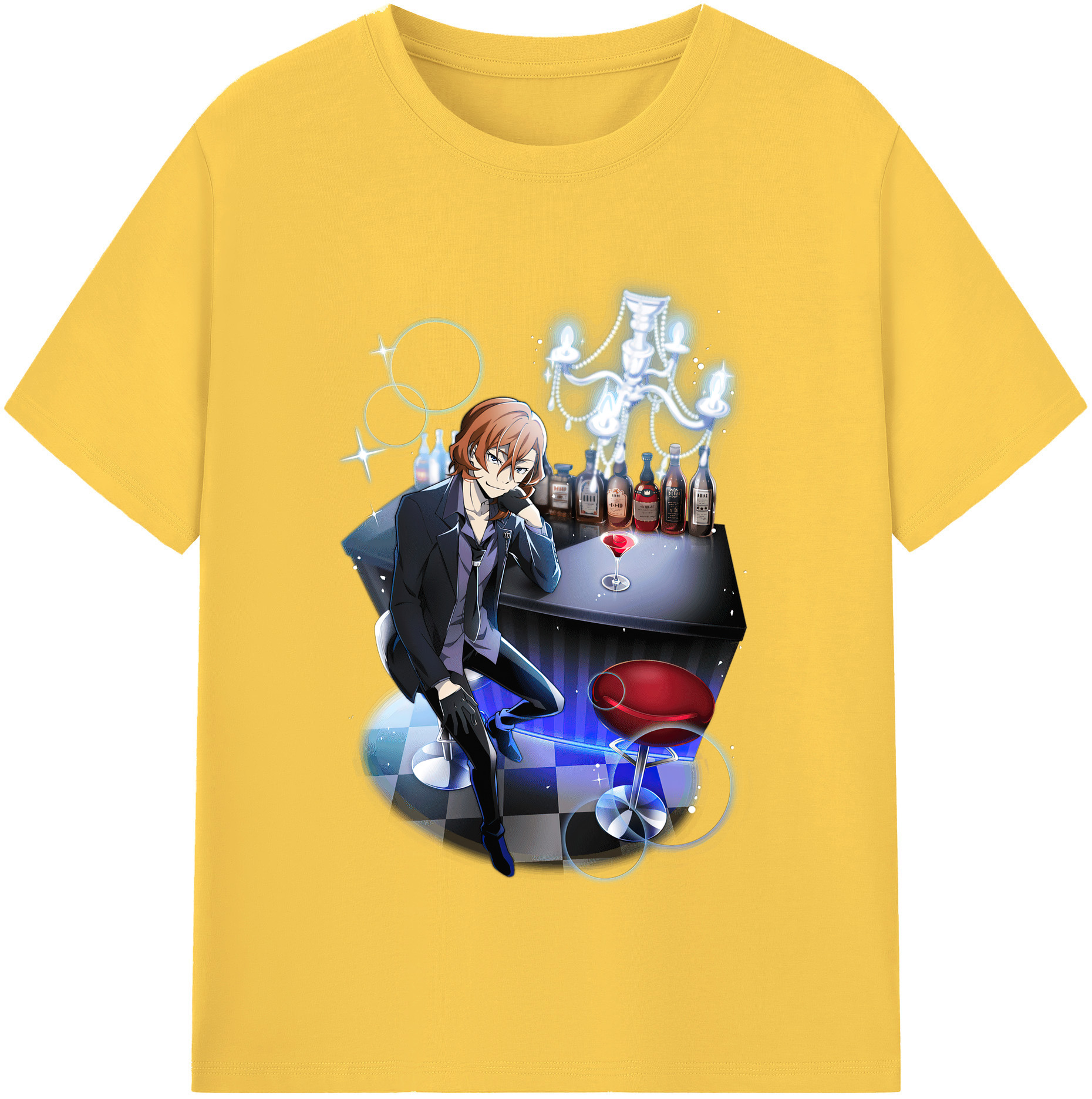 （画像用） 文豪ストレイドッグス Bungo Stray Dogs 綿100％半袖Tシャツ（フロントプリント）