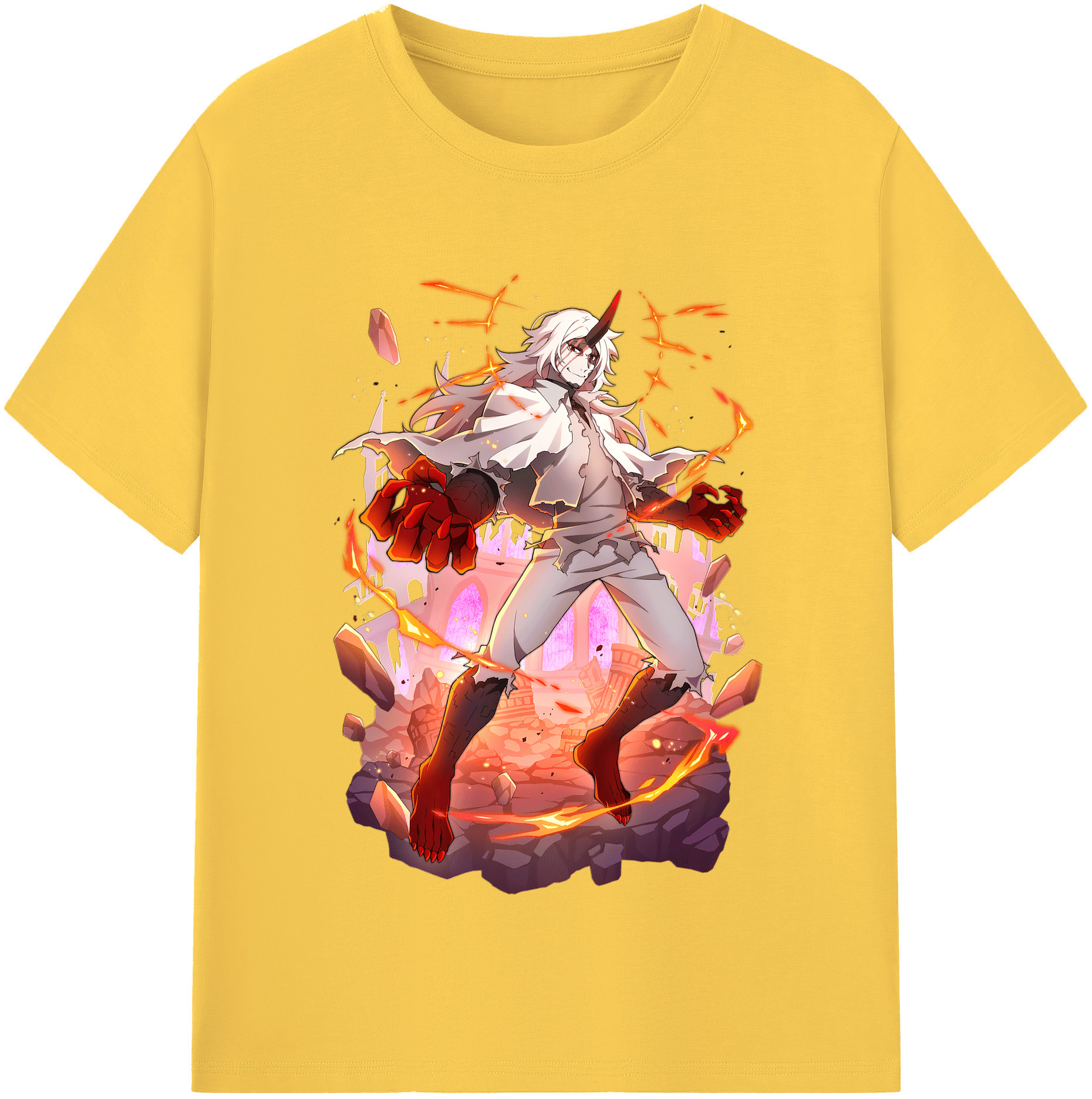 （画像用） 文豪ストレイドッグス Bungo Stray Dogs 綿100％半袖Tシャツ（フロントプリント）