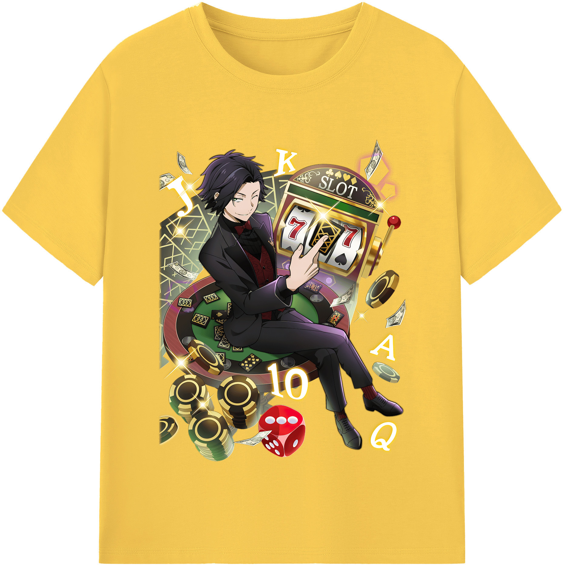 （画像用） 文豪ストレイドッグス Bungo Stray Dogs 綿100％半袖Tシャツ（フロントプリント）