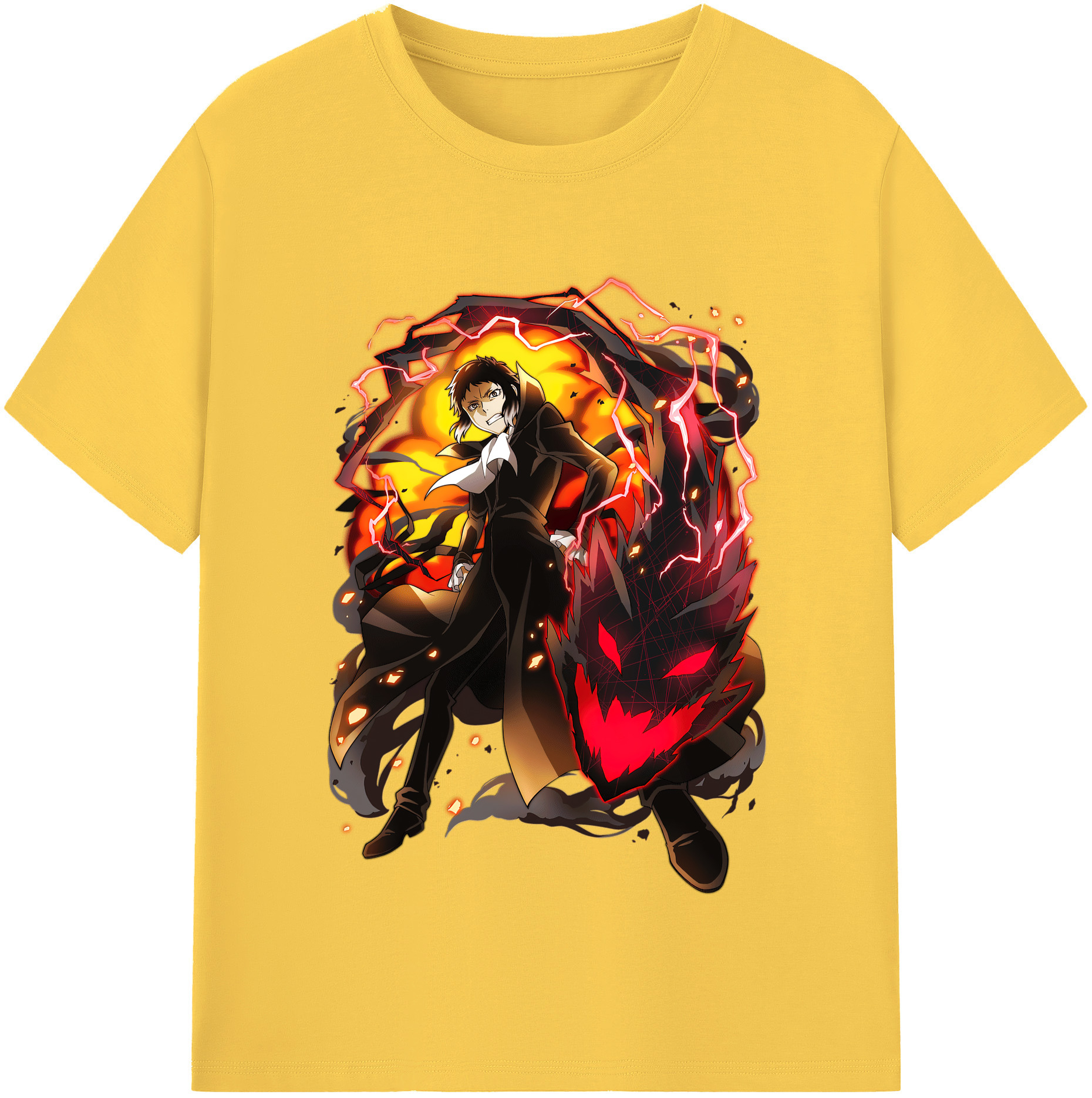（画像用） 文豪ストレイドッグス Bungo Stray Dogs 綿100％半袖Tシャツ（フロントプリント）