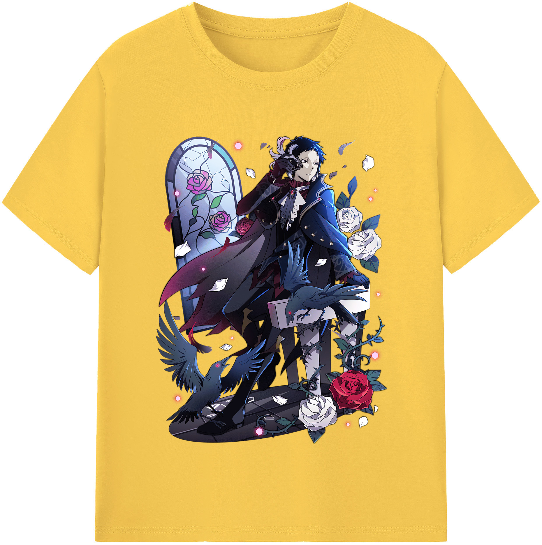 （画像用） 文豪ストレイドッグス Bungo Stray Dogs 綿100％半袖Tシャツ（フロントプリント）