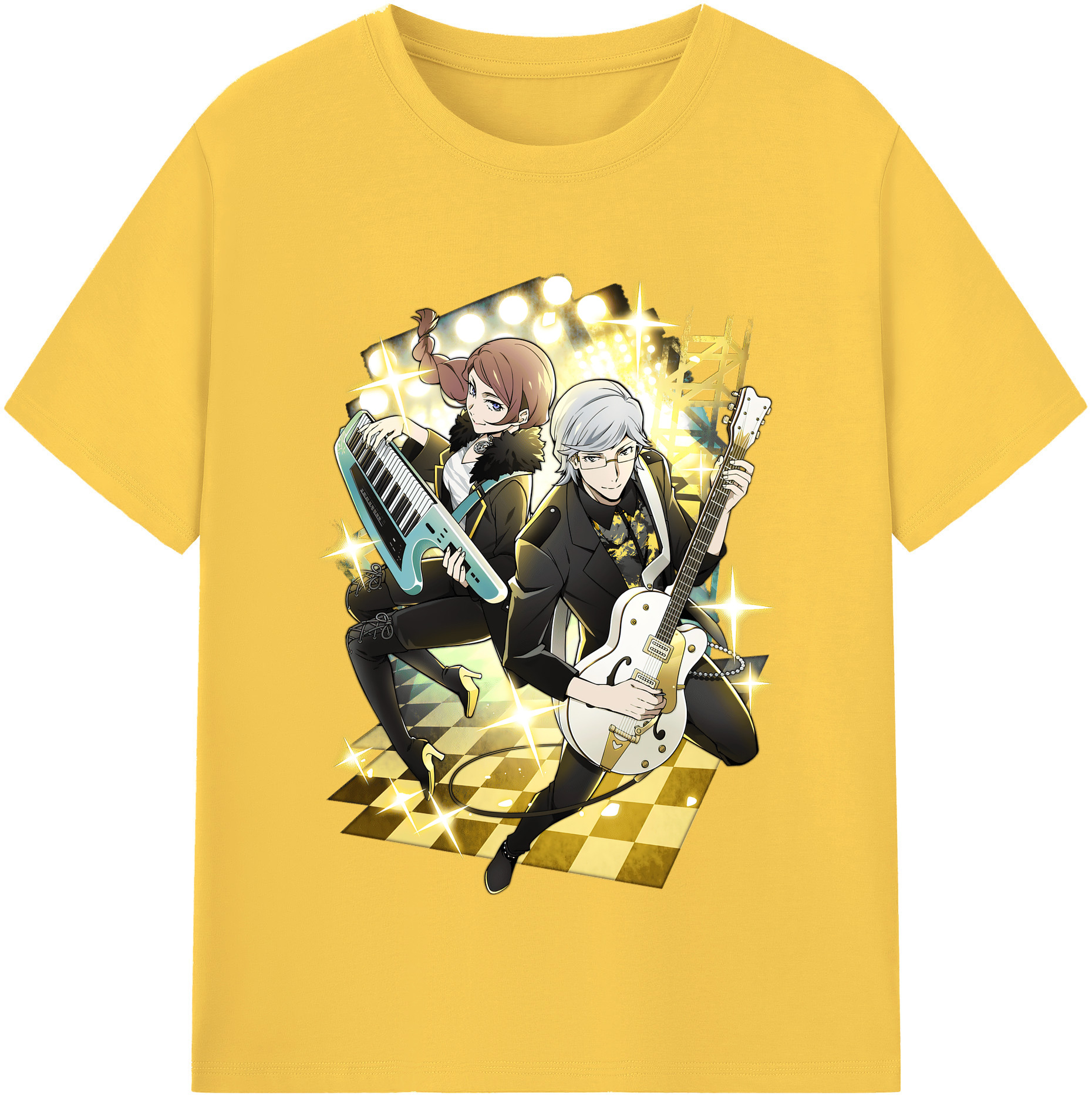 （画像用） 文豪ストレイドッグス Bungo Stray Dogs 綿100％半袖Tシャツ（フロントプリント）