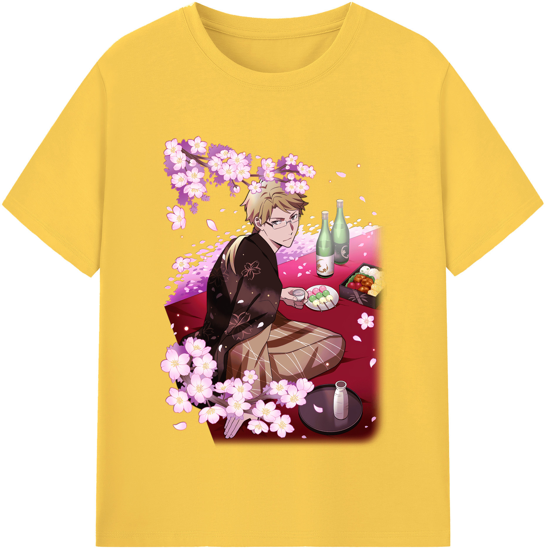 （画像用） 文豪ストレイドッグス Bungo Stray Dogs 綿100％半袖Tシャツ（フロントプリント）