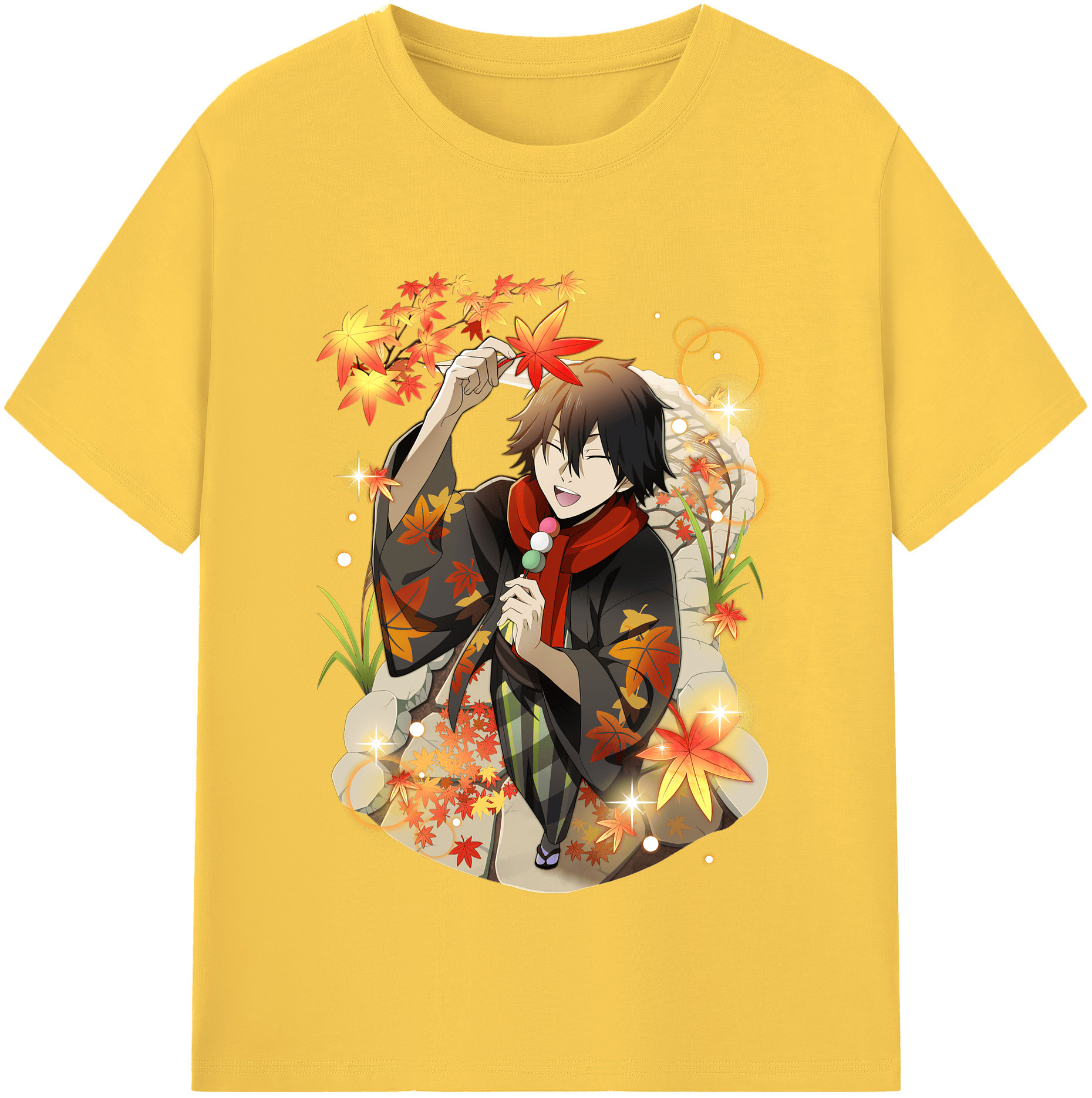 （画像用） 文豪ストレイドッグス Bungo Stray Dogs 綿100％半袖Tシャツ（フロントプリント）