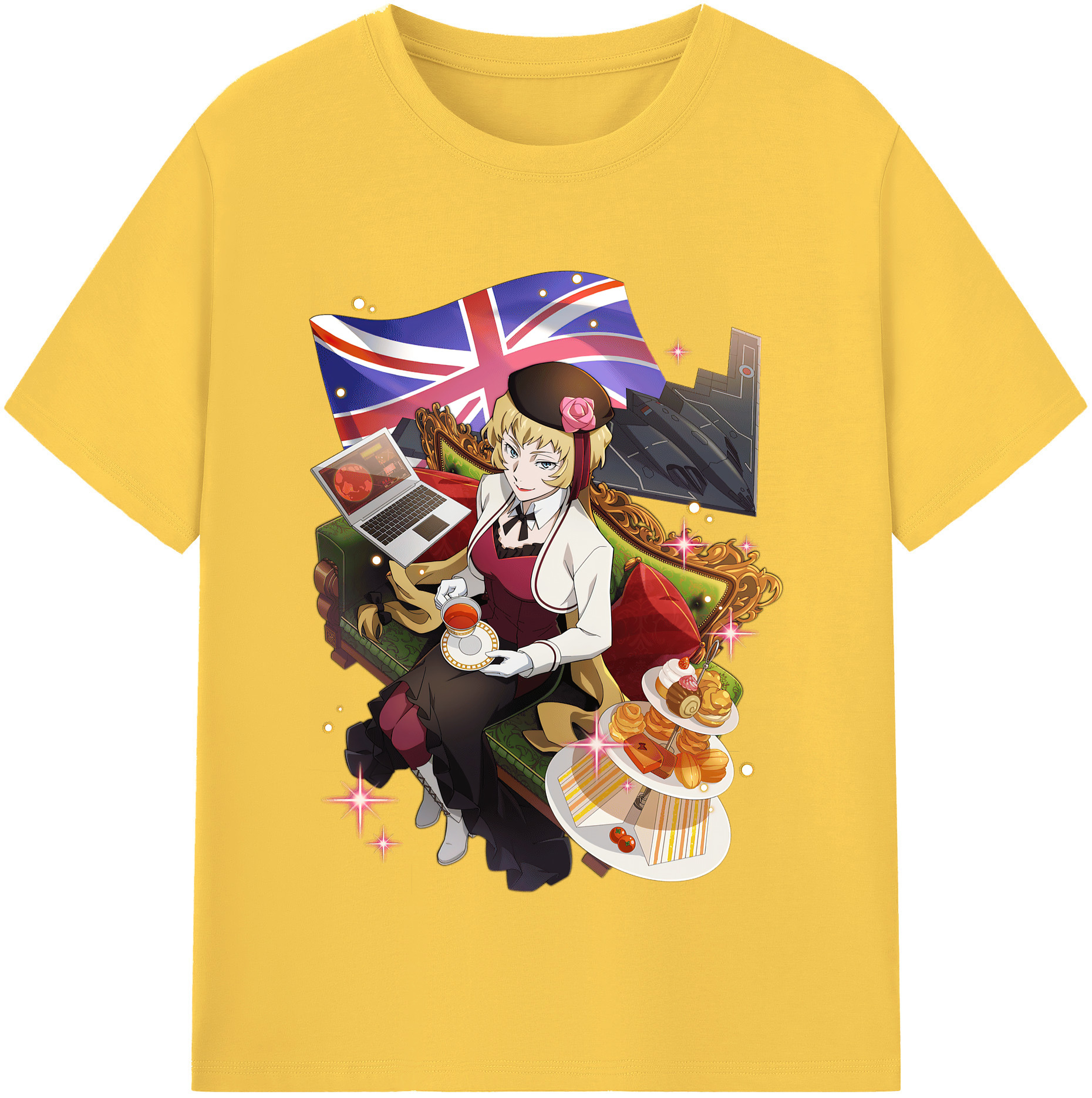 （画像用） 文豪ストレイドッグス Bungo Stray Dogs 綿100％半袖Tシャツ（フロントプリント）