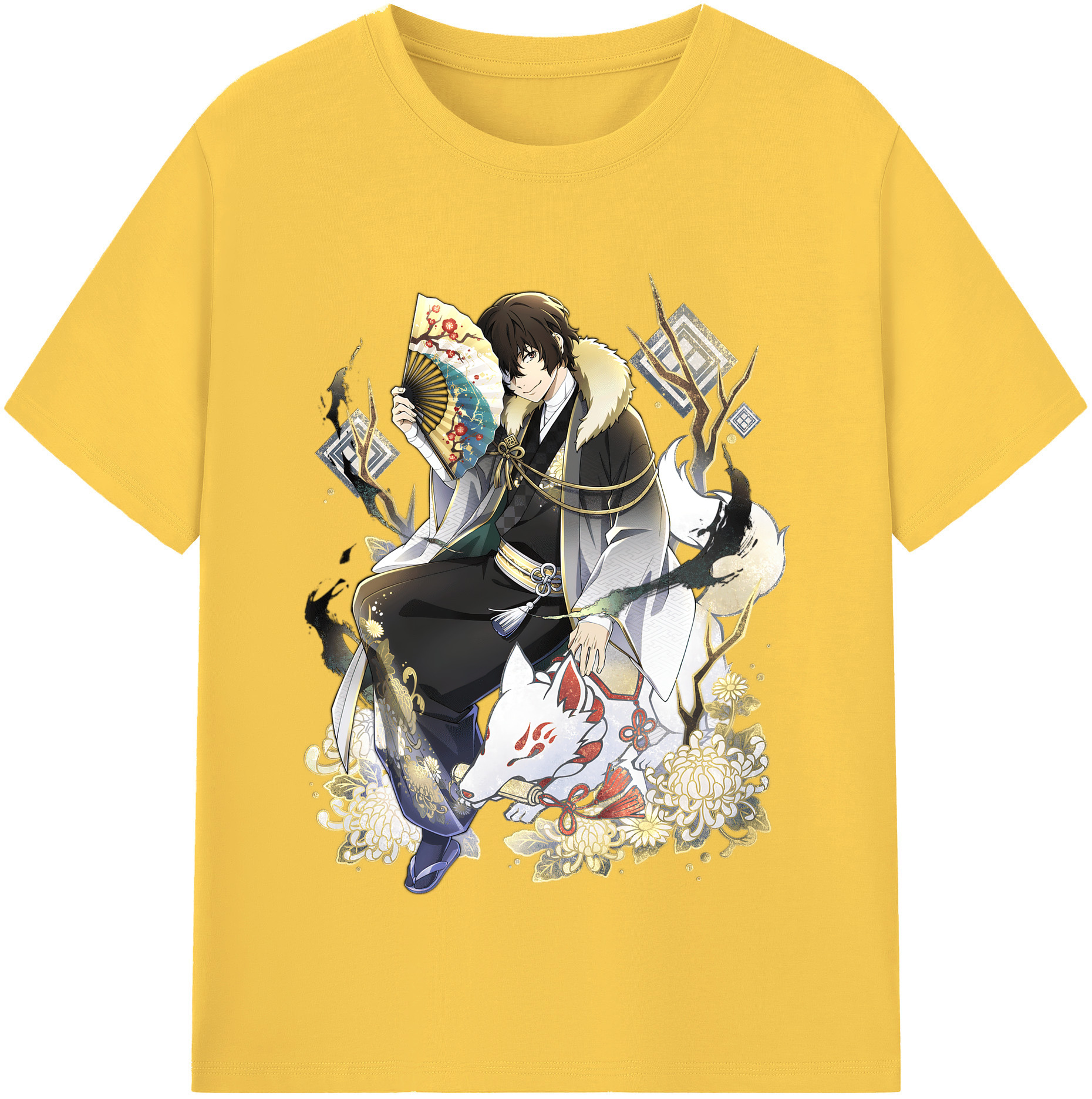 （画像用） 文豪ストレイドッグス Bungo Stray Dogs 綿100％半袖Tシャツ（フロントプリント）