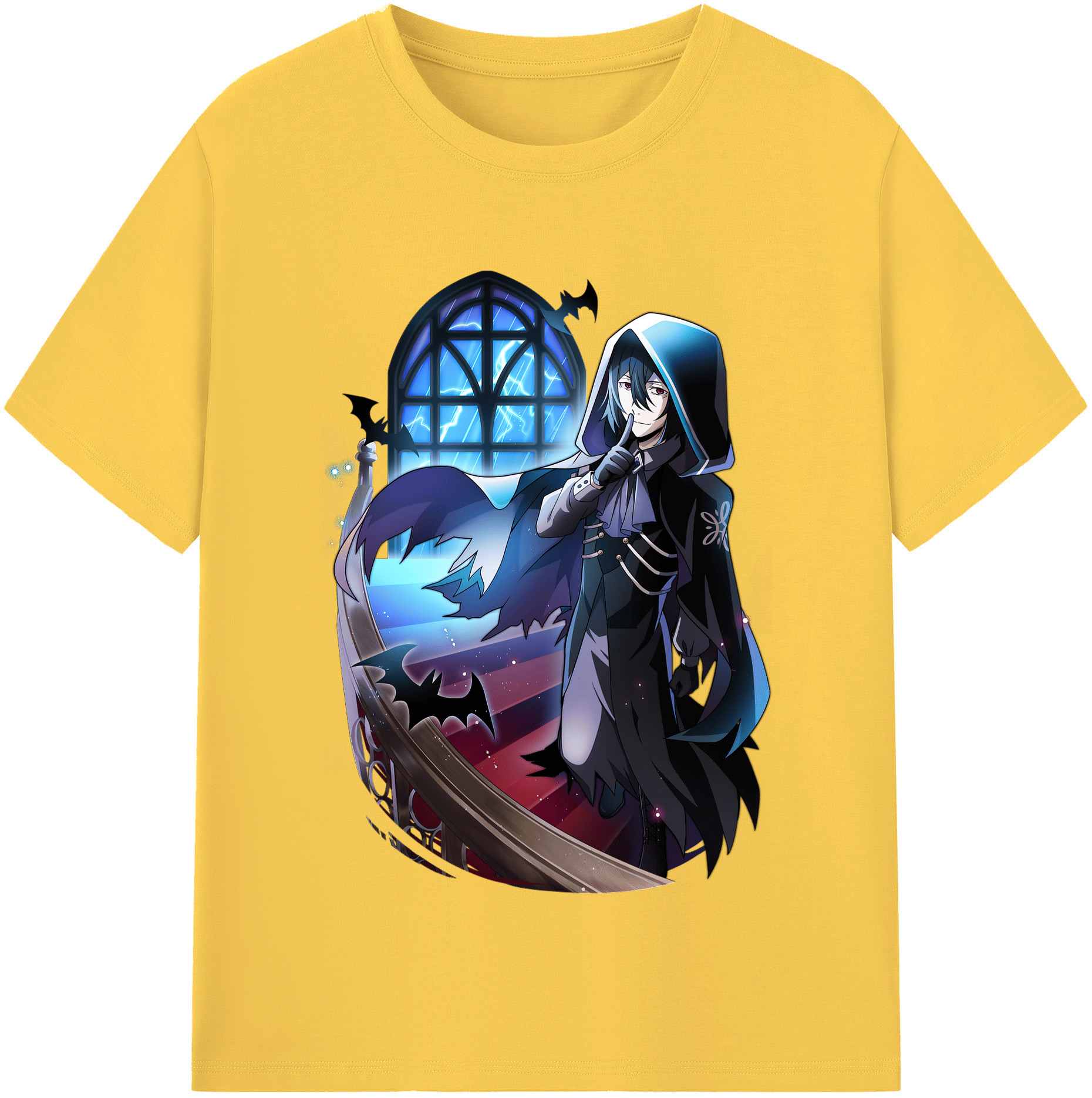 （画像用） 文豪ストレイドッグス Bungo Stray Dogs 綿100％半袖Tシャツ（フロントプリント）
