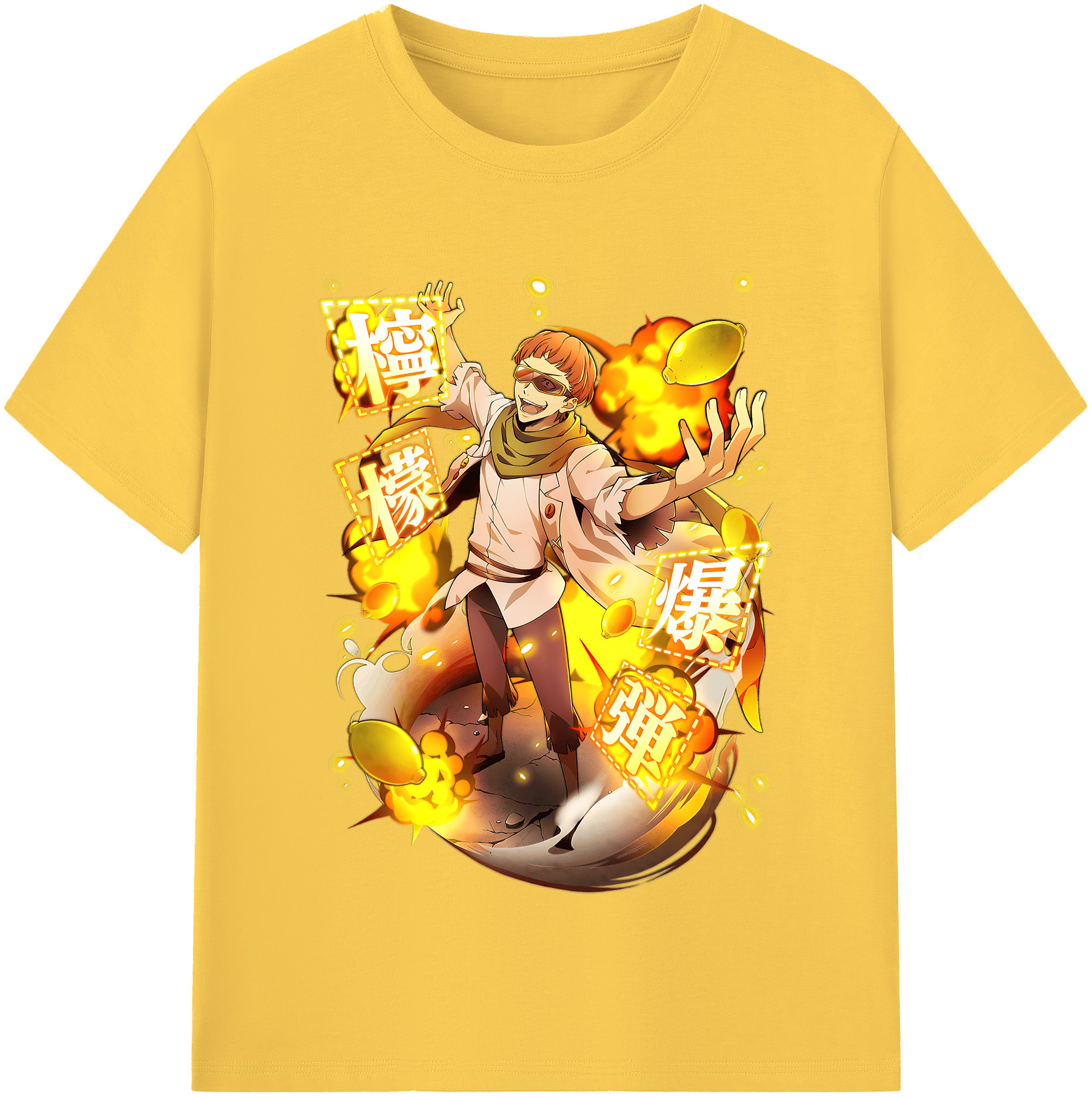 （画像用） 文豪ストレイドッグス Bungo Stray Dogs 綿100％半袖Tシャツ（フロントプリント）