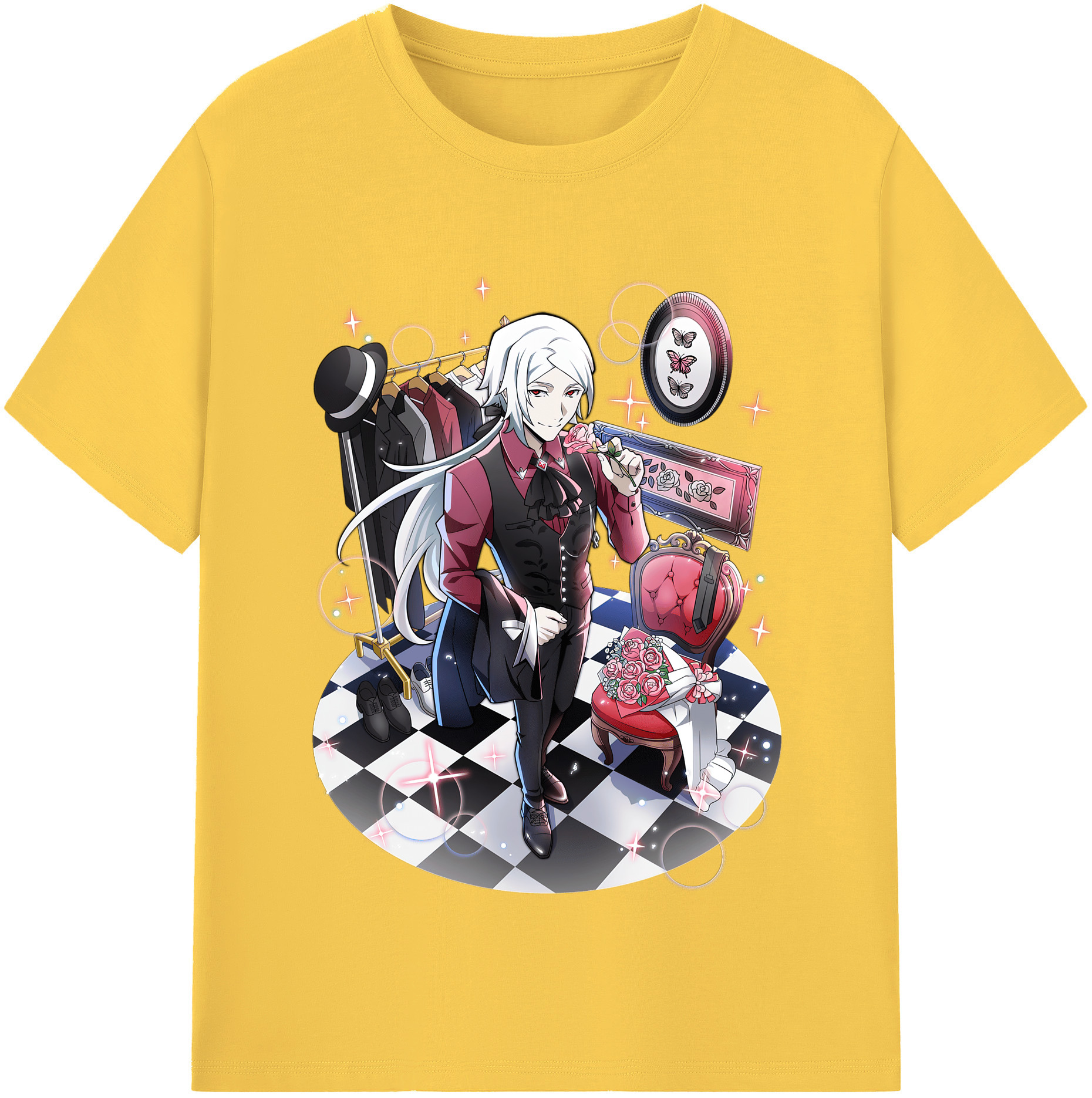 （画像用） 文豪ストレイドッグス Bungo Stray Dogs 綿100％半袖Tシャツ（フロントプリント）