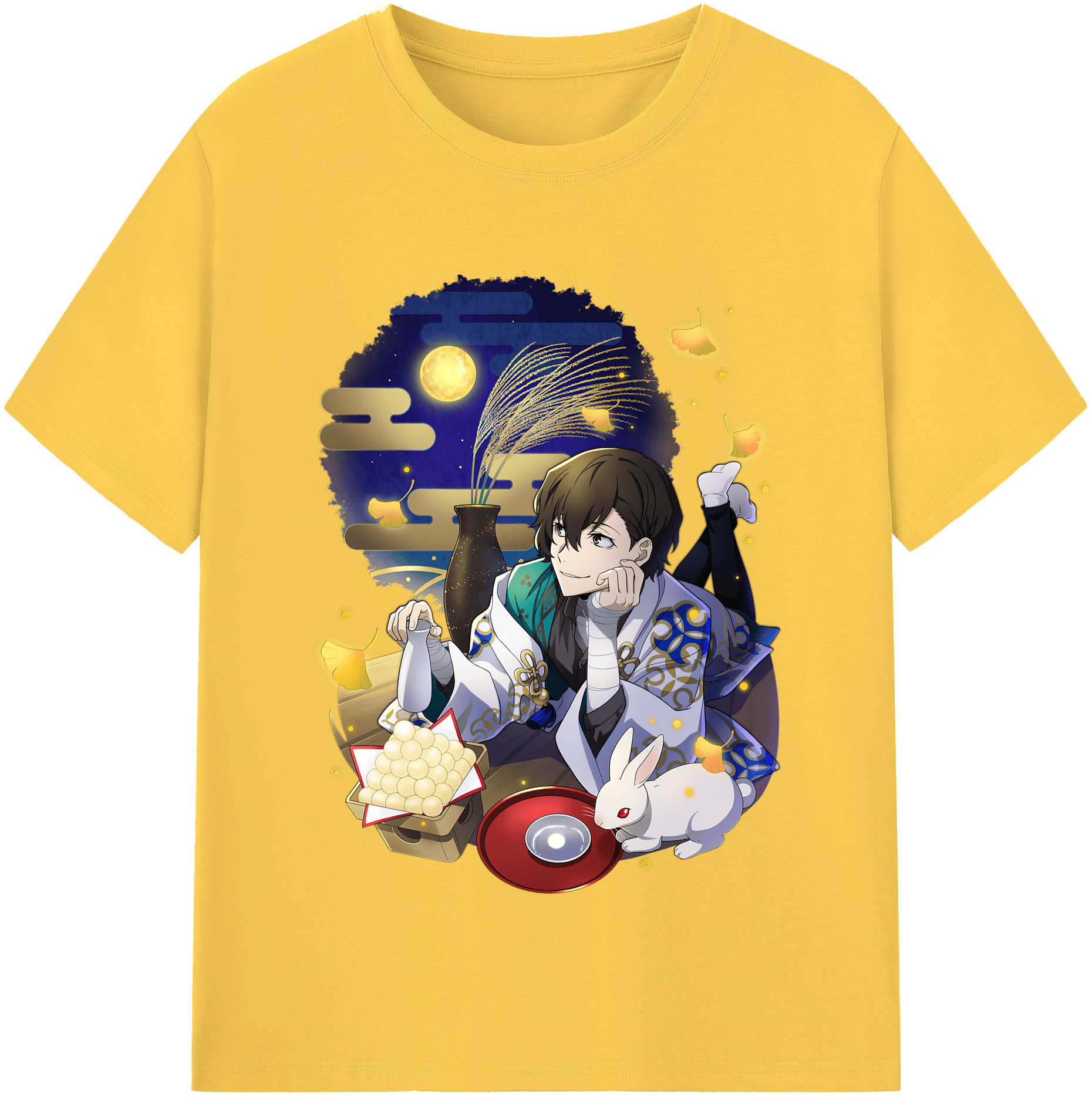 （画像用） 文豪ストレイドッグス Bungo Stray Dogs 綿100％半袖Tシャツ（フロントプリント）