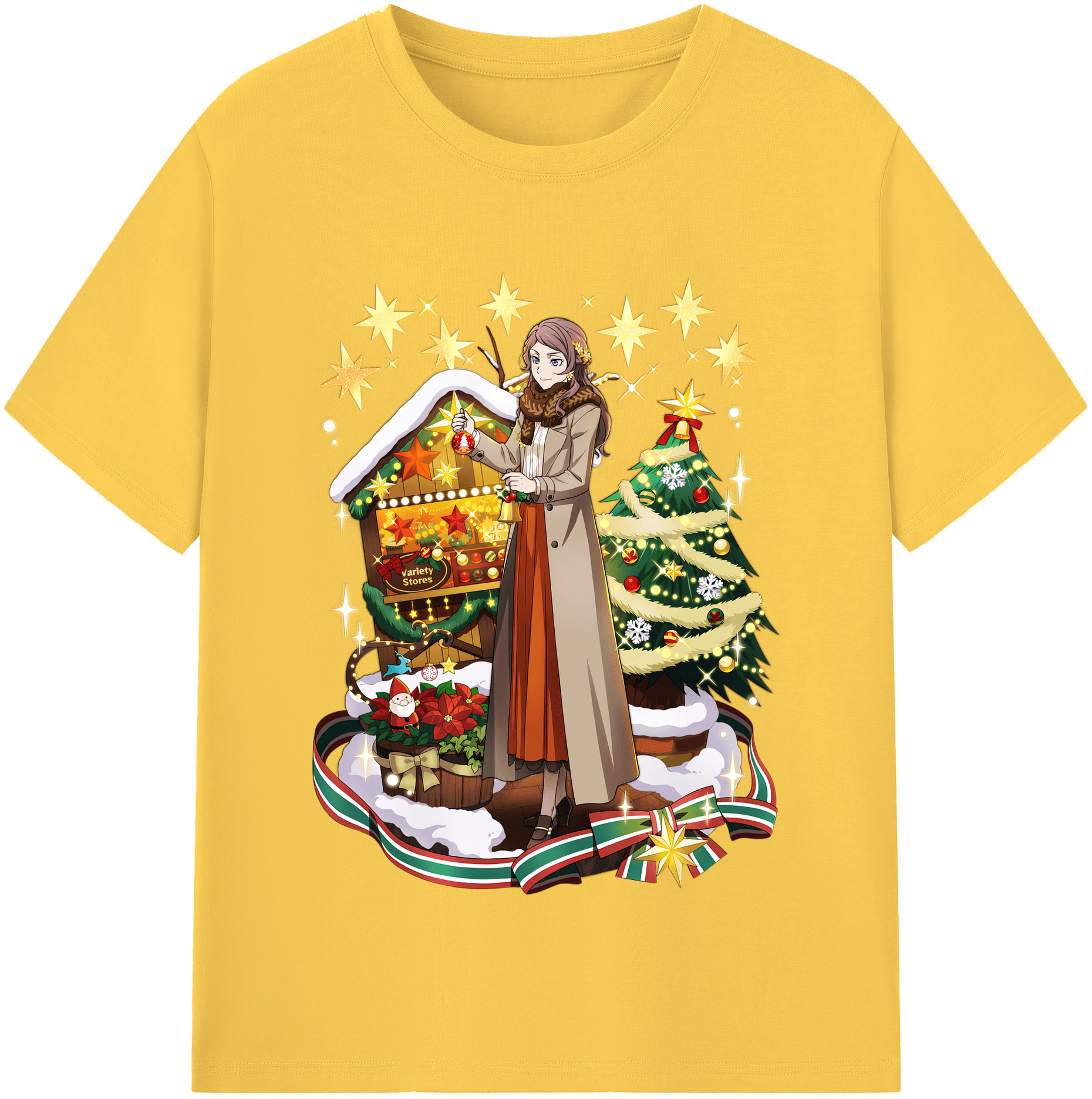 （画像用） 文豪ストレイドッグス Bungo Stray Dogs 綿100％半袖Tシャツ（フロントプリント）
