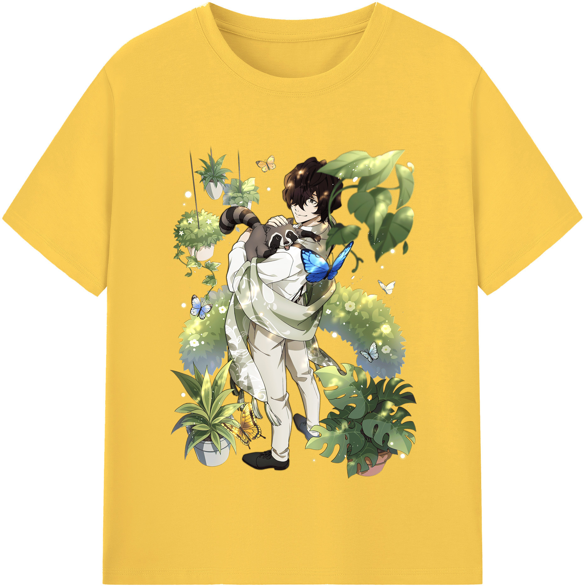 （画像用） 文豪ストレイドッグス Bungo Stray Dogs 綿100％半袖Tシャツ（フロントプリント）
