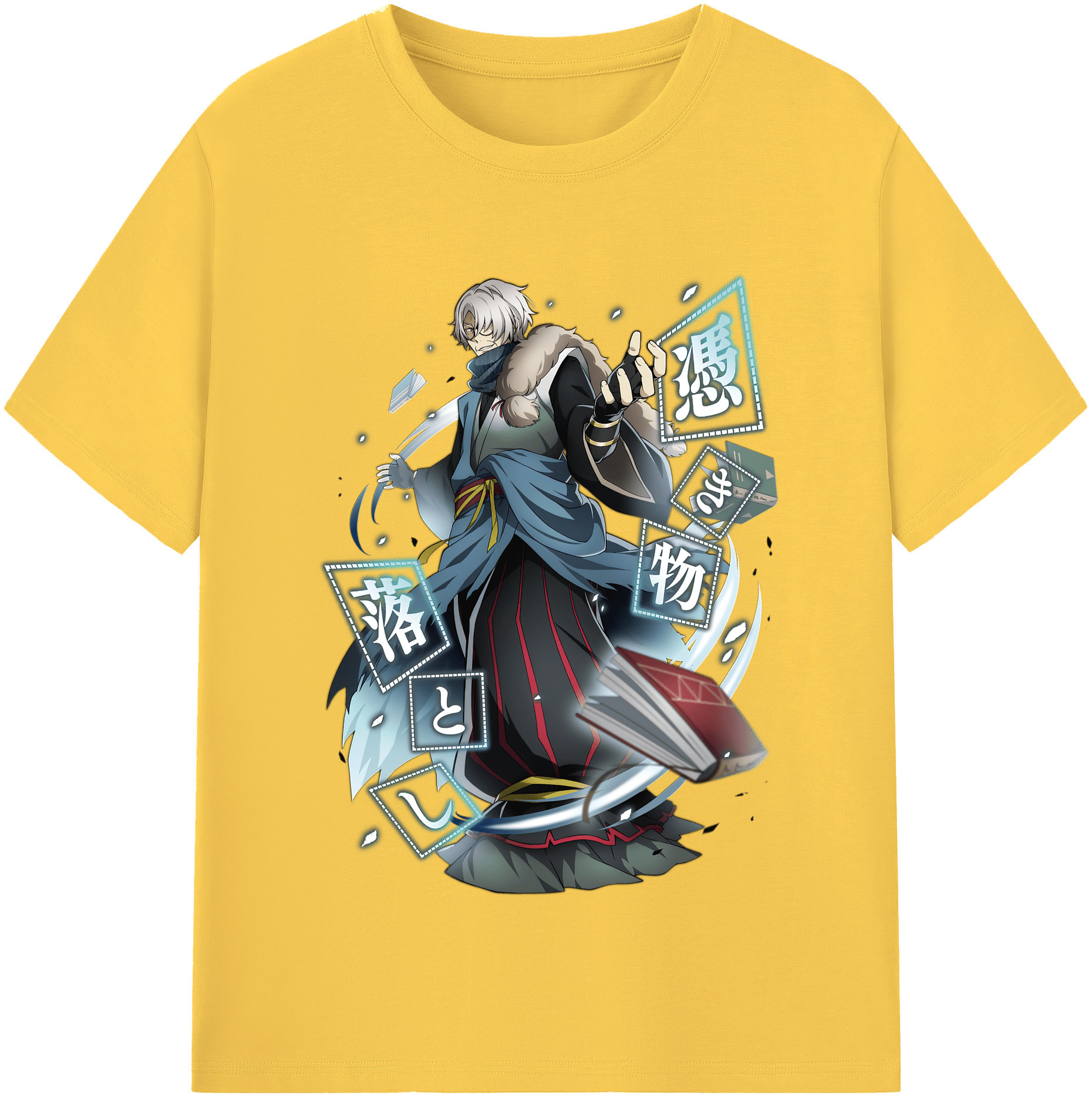 （画像用） 文豪ストレイドッグス Bungo Stray Dogs 綿100％半袖Tシャツ（フロントプリント）