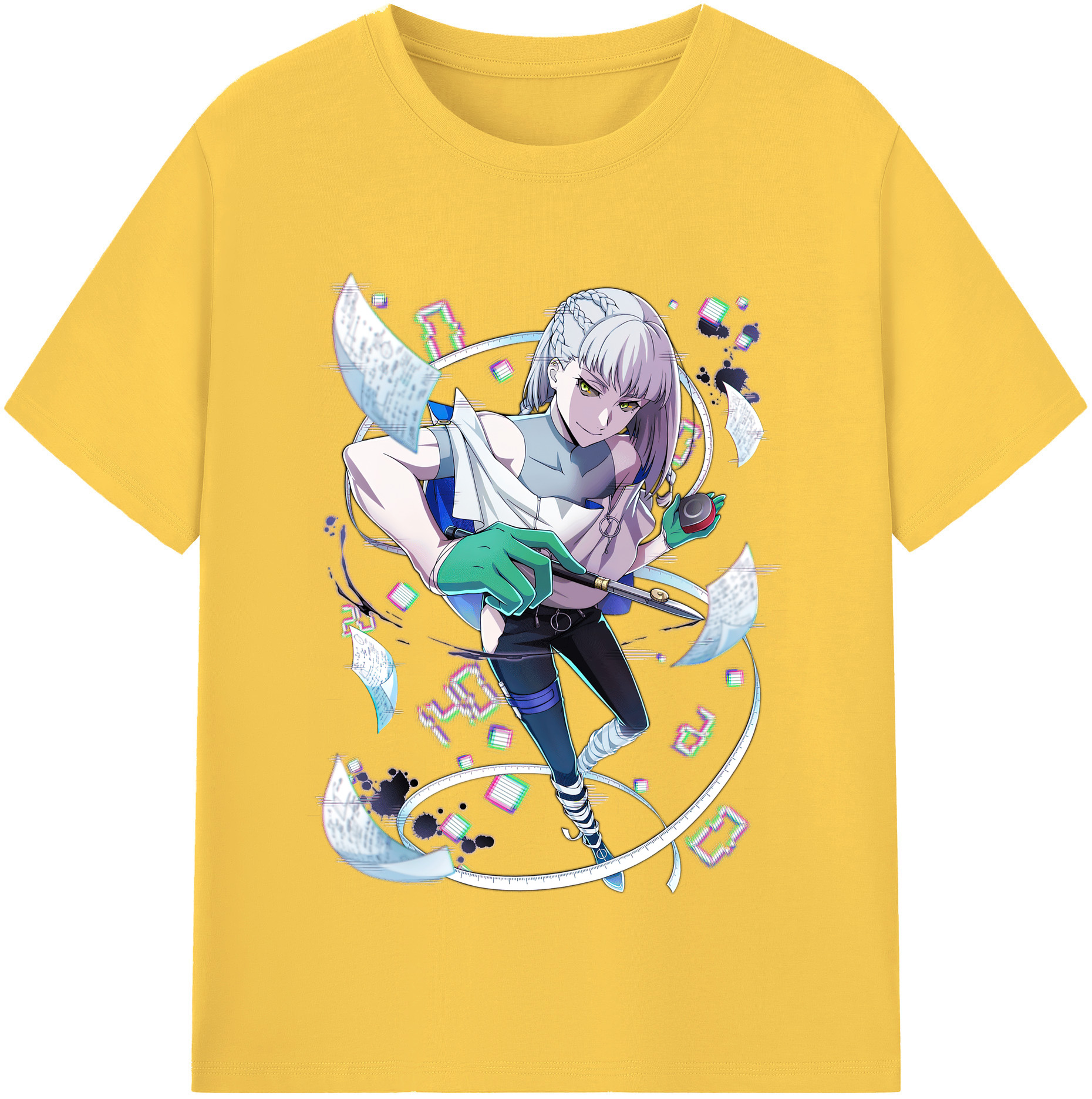 （画像用） 文豪ストレイドッグス Bungo Stray Dogs 綿100％半袖Tシャツ（フロントプリント）