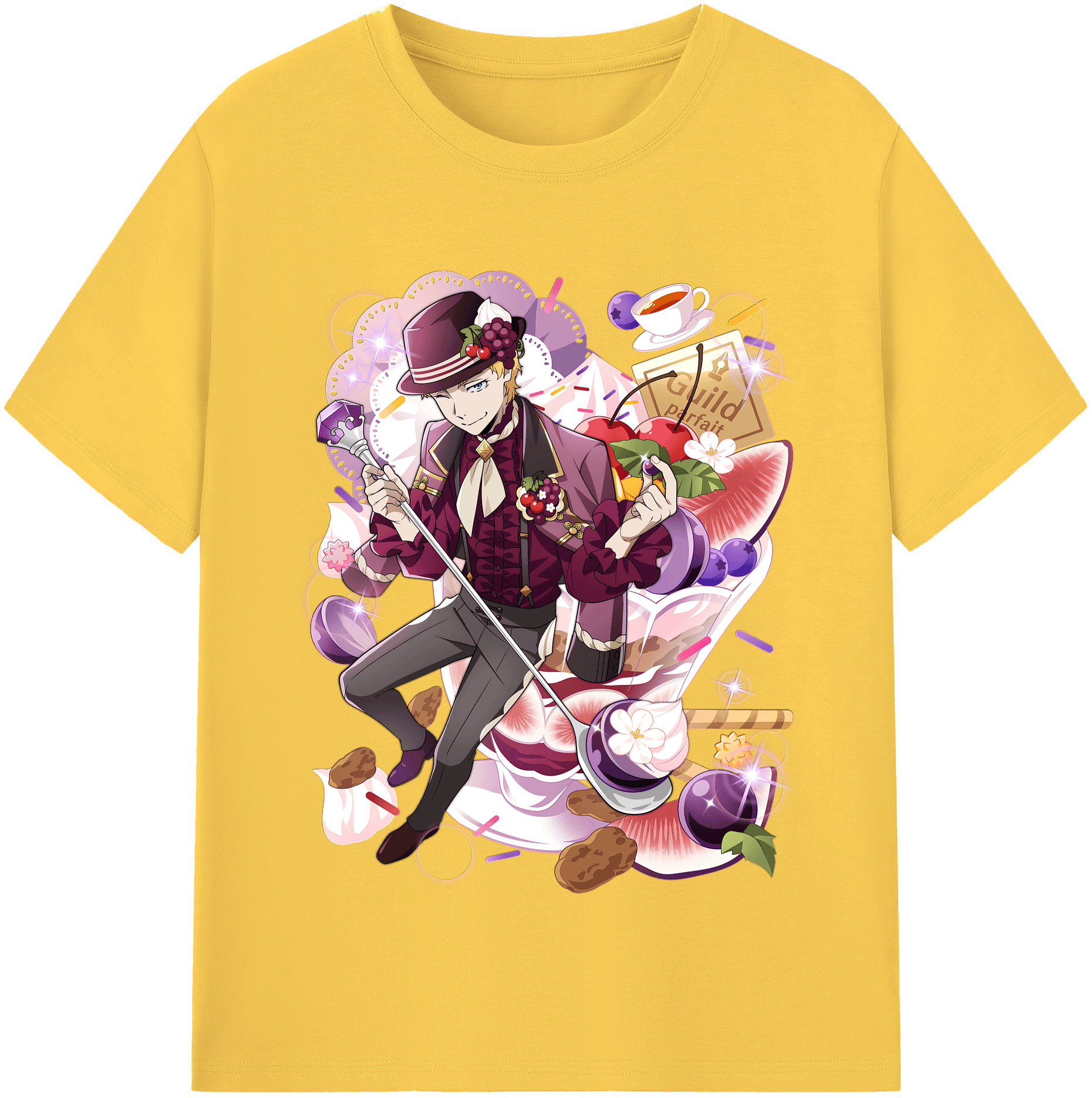 （画像用） 文豪ストレイドッグス Bungo Stray Dogs 綿100％半袖Tシャツ（フロントプリント）