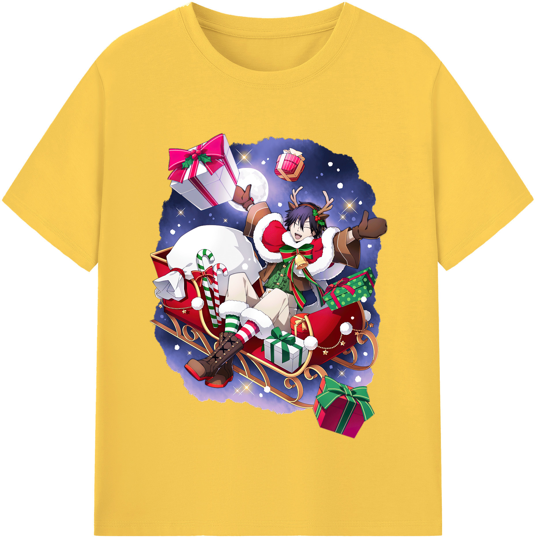 （画像用） 文豪ストレイドッグス Bungo Stray Dogs 綿100％半袖Tシャツ（フロントプリント）