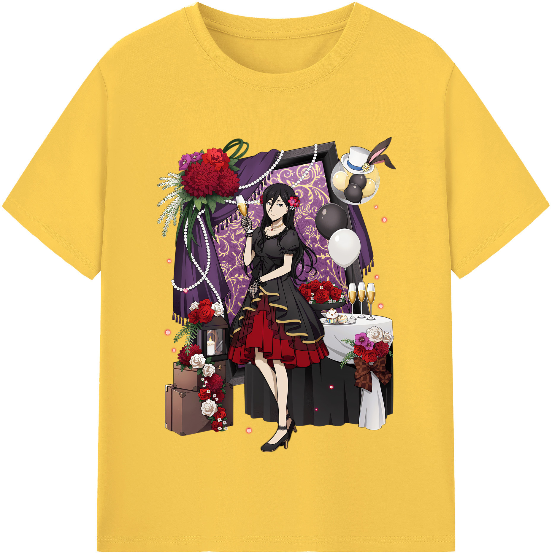 （画像用） 文豪ストレイドッグス Bungo Stray Dogs 綿100％半袖Tシャツ（フロントプリント）