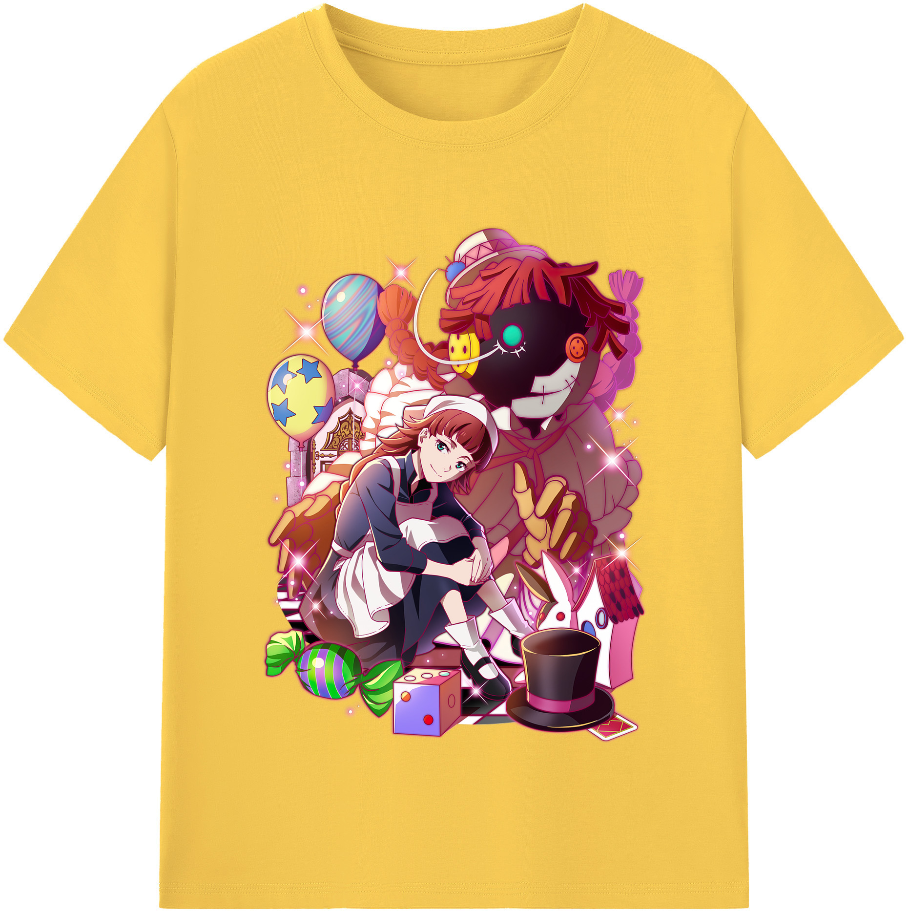 （画像用） 文豪ストレイドッグス Bungo Stray Dogs 綿100％半袖Tシャツ（フロントプリント）