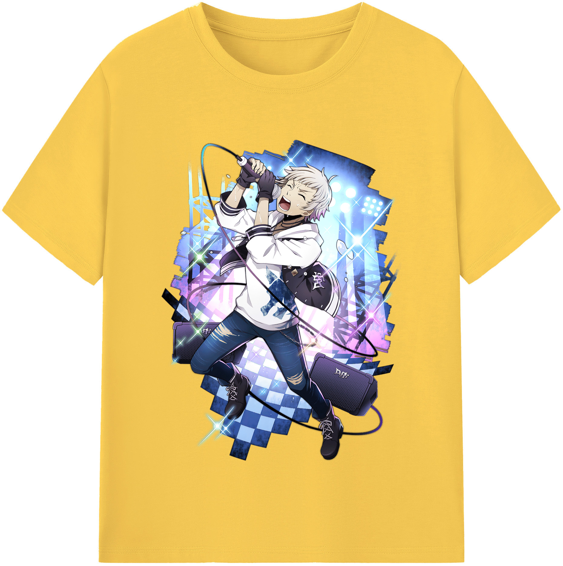 （画像用） 文豪ストレイドッグス Bungo Stray Dogs 綿100％半袖Tシャツ（フロントプリント）