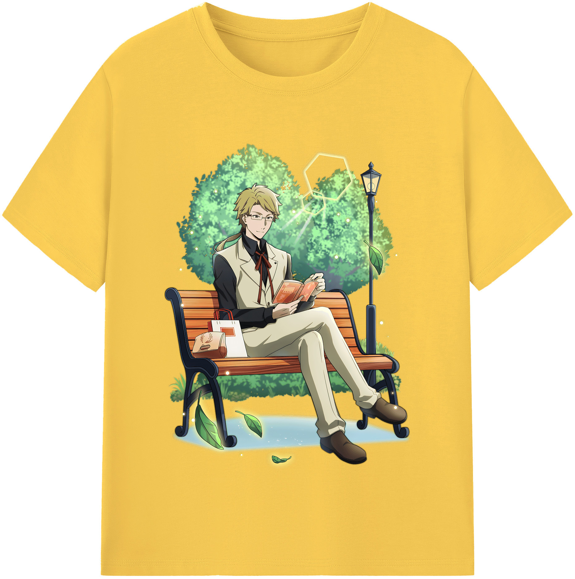 （画像用） 文豪ストレイドッグス Bungo Stray Dogs 綿100％半袖Tシャツ（フロントプリント）