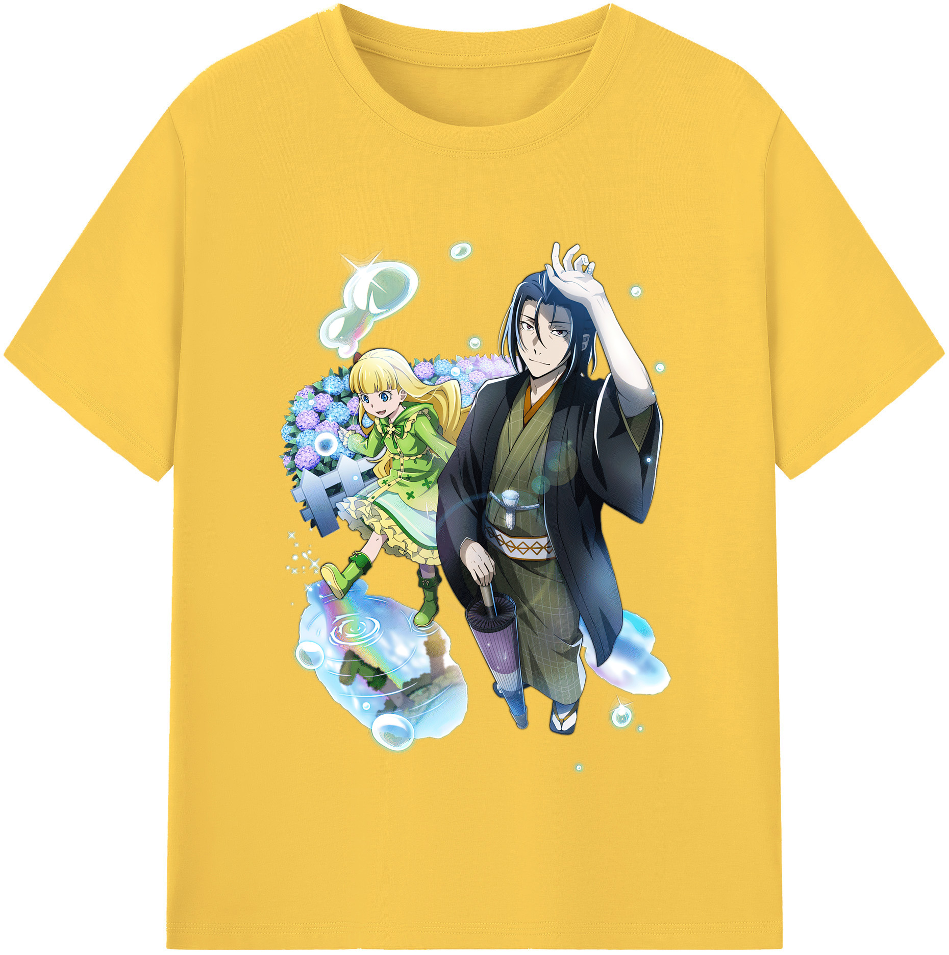 （画像用） 文豪ストレイドッグス Bungo Stray Dogs 綿100％半袖Tシャツ（フロントプリント）