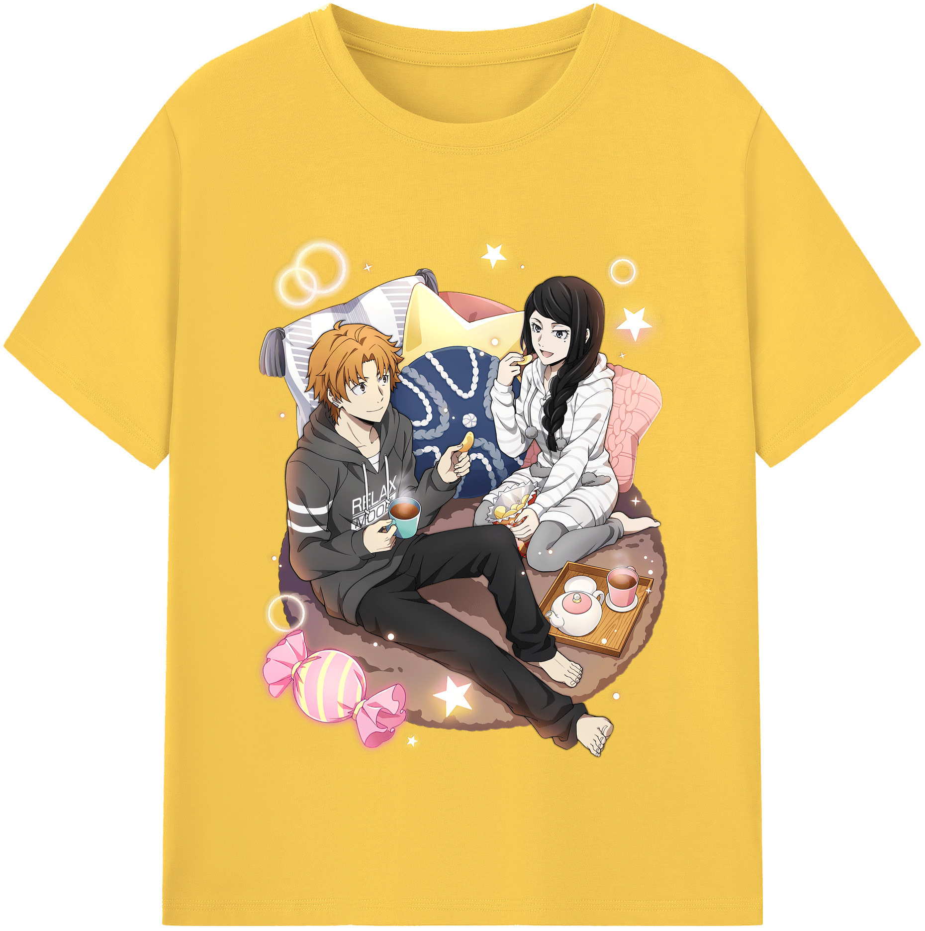 （画像用） 文豪ストレイドッグス Bungo Stray Dogs 綿100％半袖Tシャツ（フロントプリント）