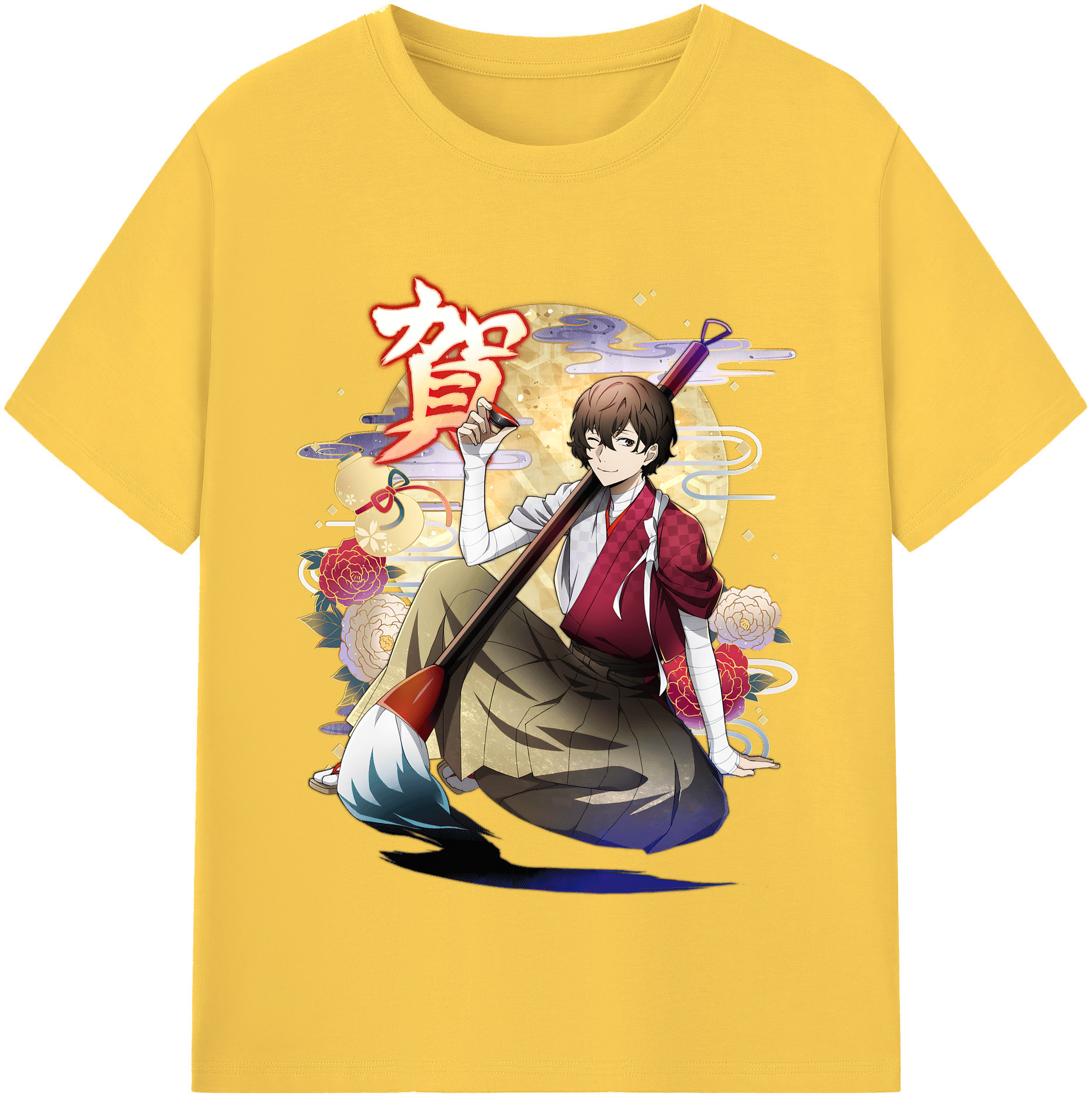 （画像用） 文豪ストレイドッグス Bungo Stray Dogs 綿100％半袖Tシャツ（フロントプリント）
