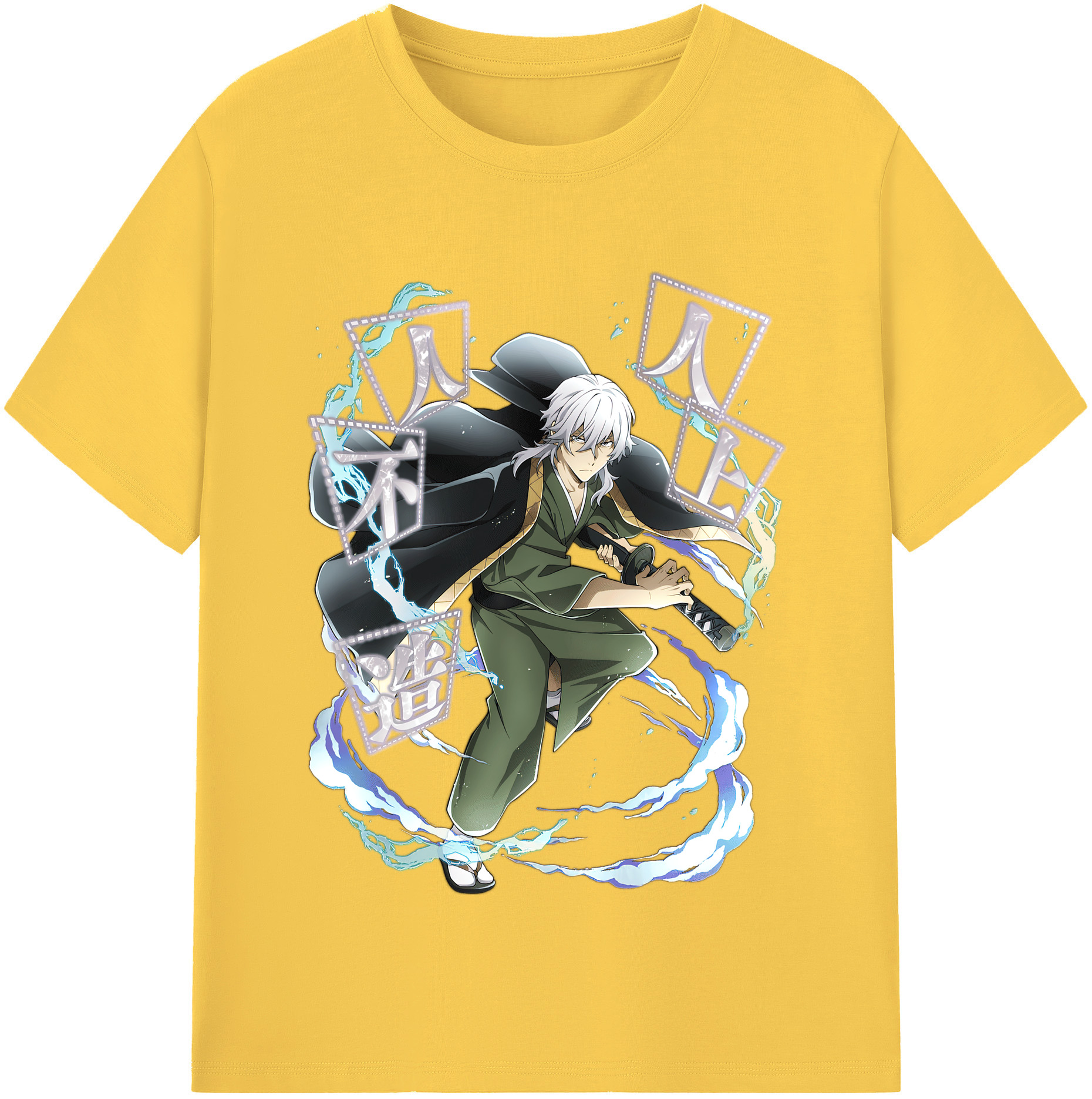 （画像用） 文豪ストレイドッグス Bungo Stray Dogs 綿100％半袖Tシャツ（フロントプリント）