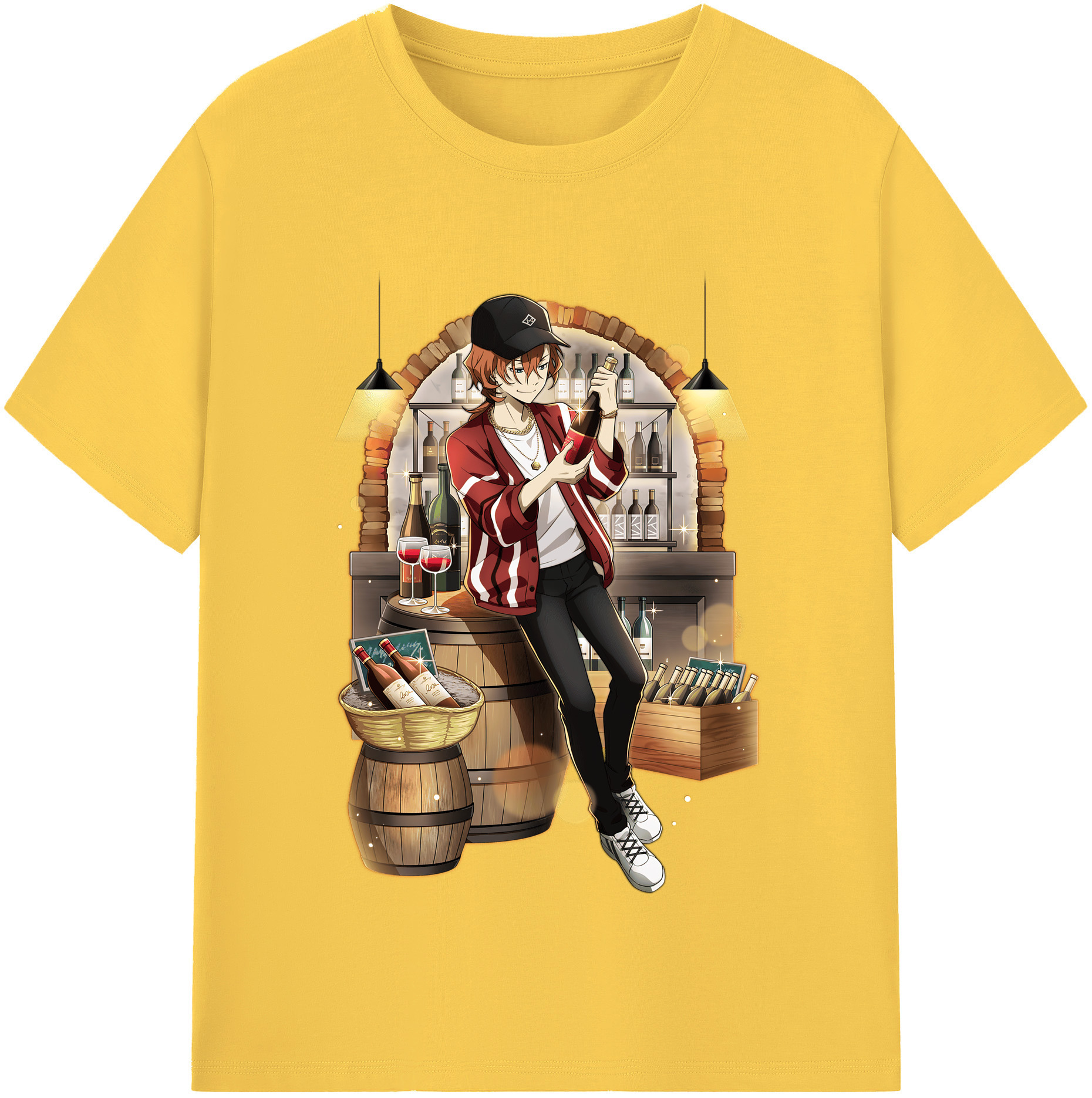 （画像用） 文豪ストレイドッグス Bungo Stray Dogs 綿100％半袖Tシャツ（フロントプリント）
