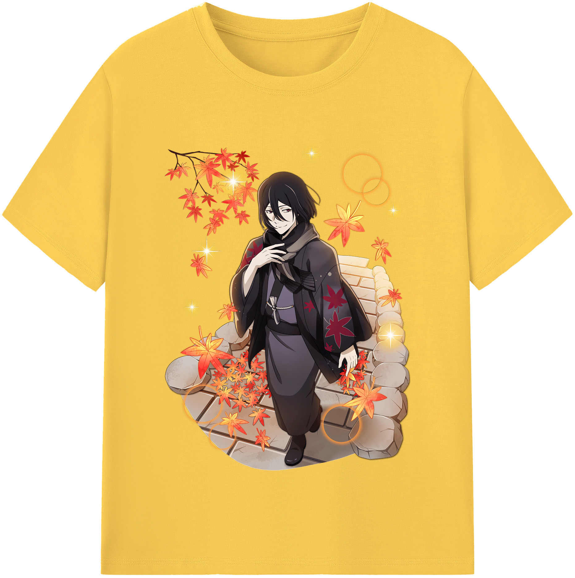 （画像用） 文豪ストレイドッグス Bungo Stray Dogs 綿100％半袖Tシャツ（フロントプリント）