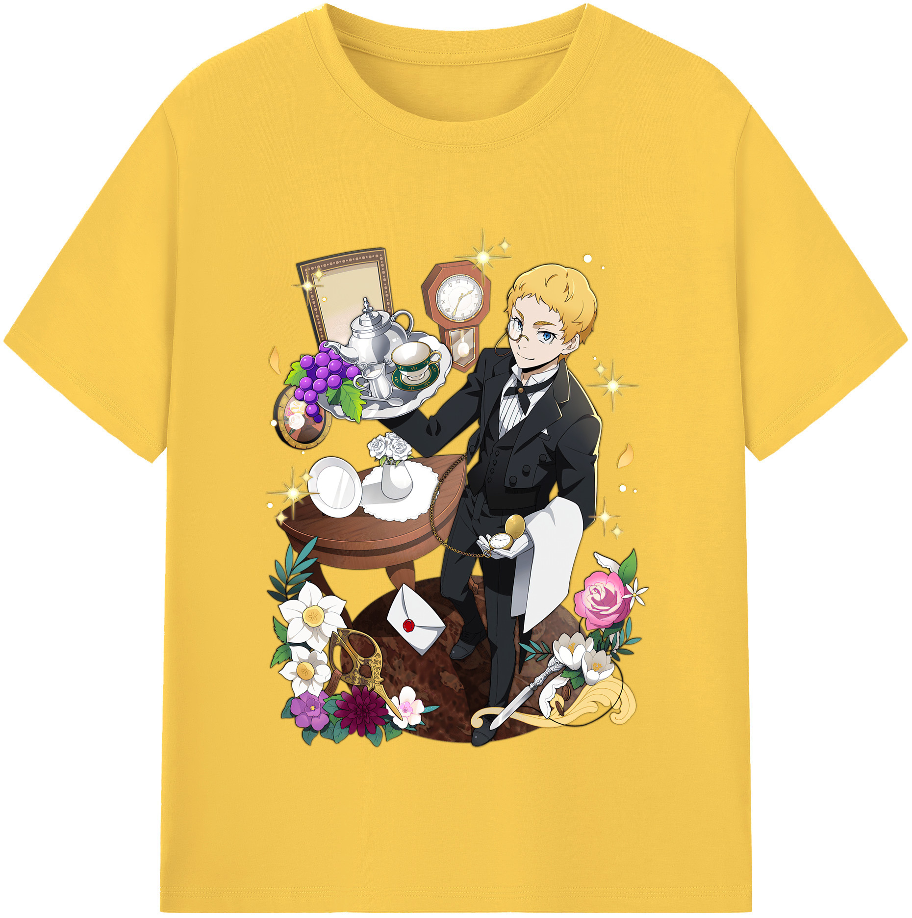 （画像用） 文豪ストレイドッグス Bungo Stray Dogs 綿100％半袖Tシャツ（フロントプリント）