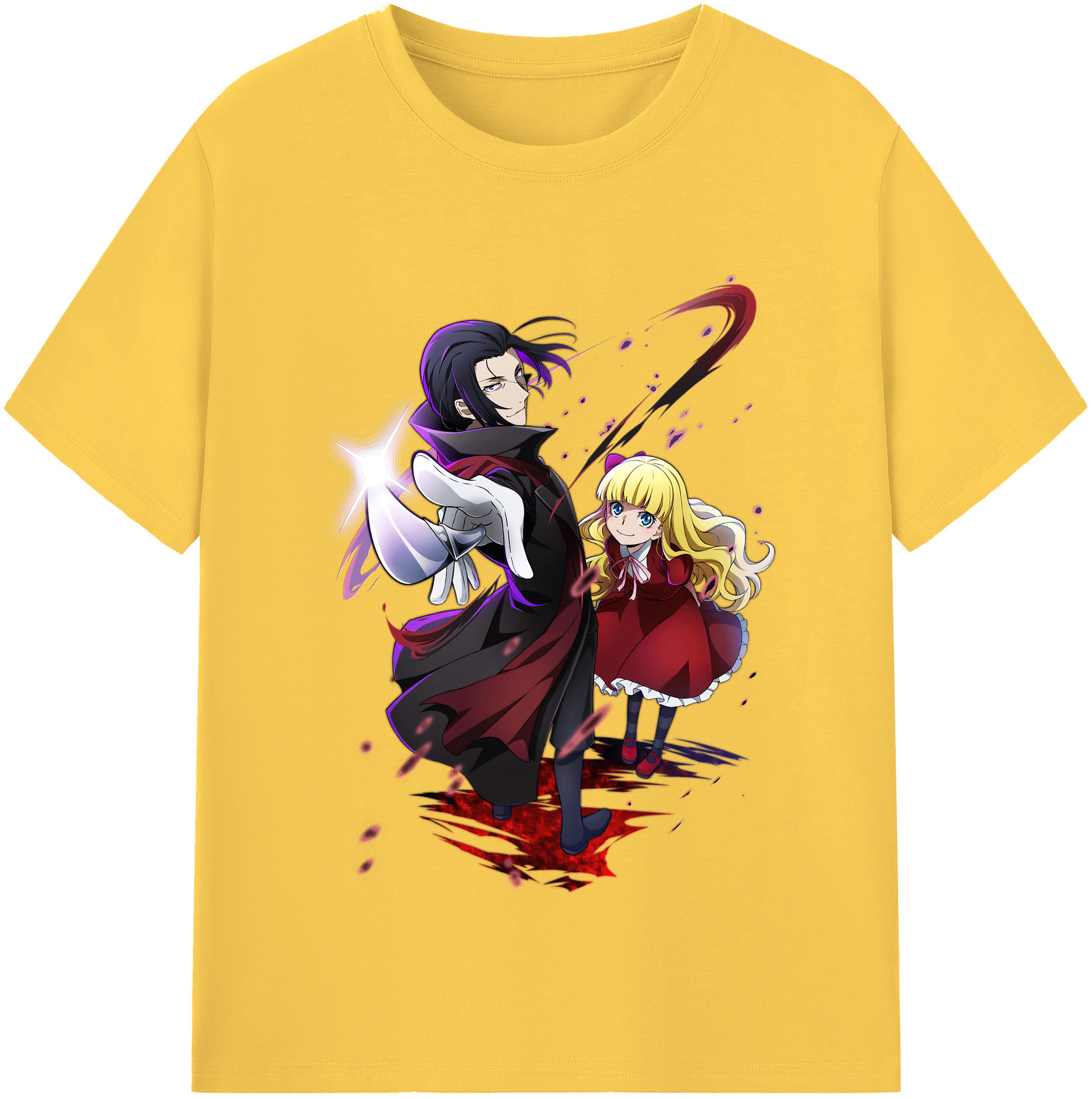 （画像用） 文豪ストレイドッグス Bungo Stray Dogs 綿100％半袖Tシャツ（フロントプリント）
