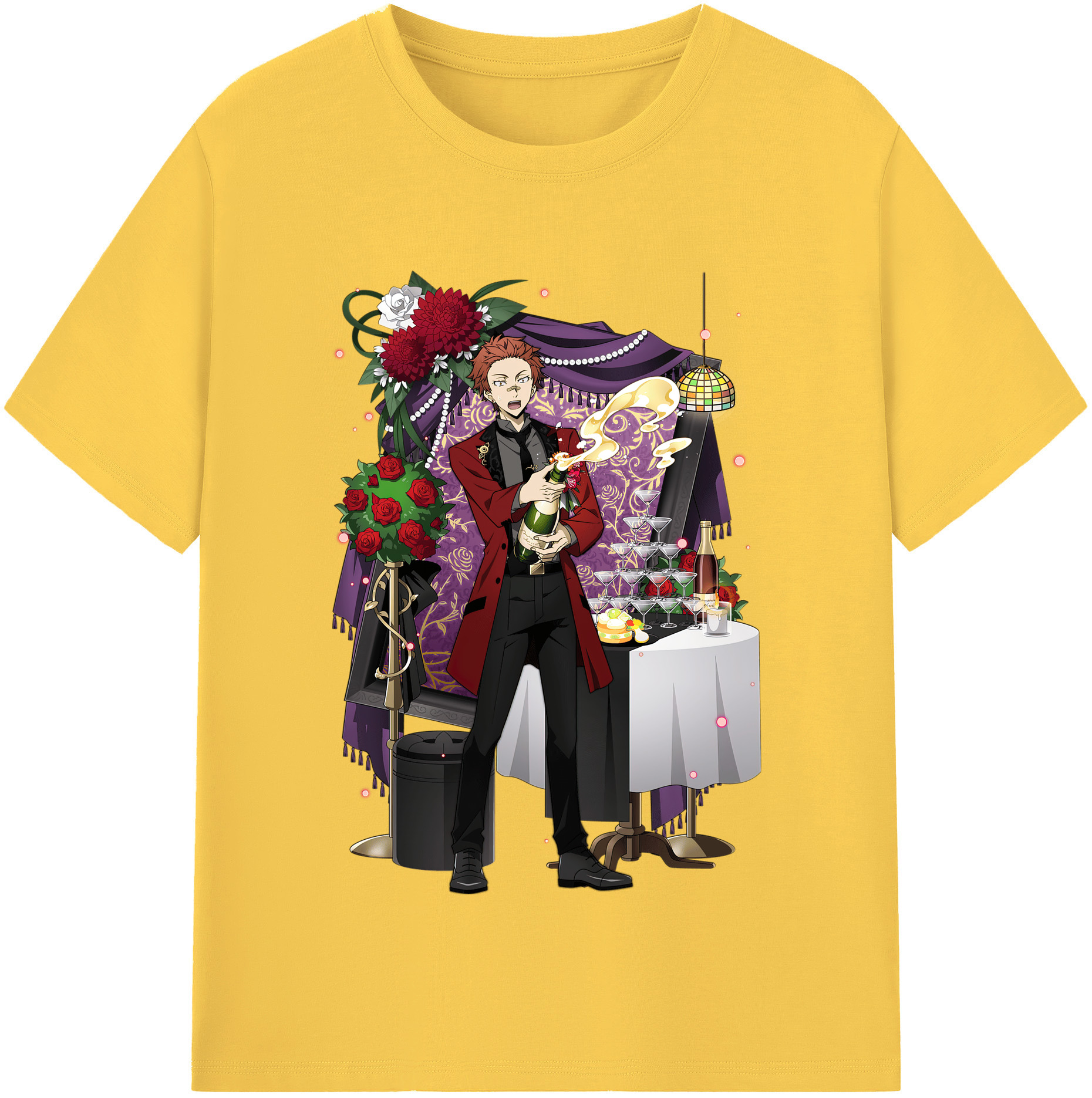 （画像用） 文豪ストレイドッグス Bungo Stray Dogs 綿100％半袖Tシャツ（フロントプリント）