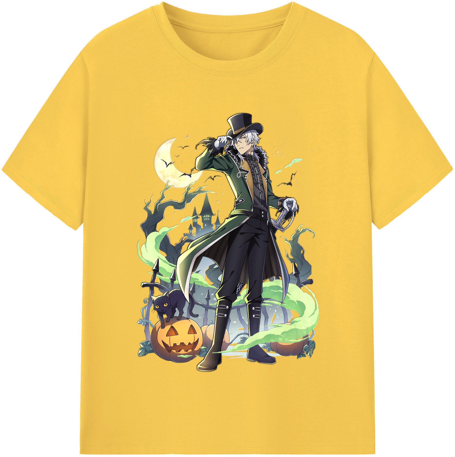 （画像用） 文豪ストレイドッグス Bungo Stray Dogs 綿100％半袖Tシャツ（フロントプリント）