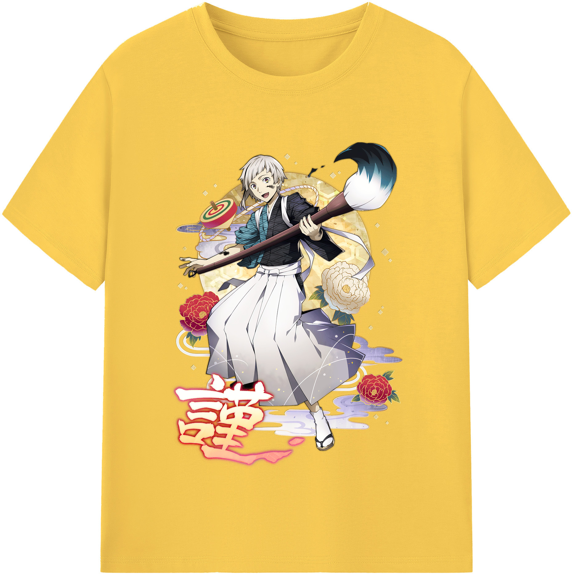 （画像用） 文豪ストレイドッグス Bungo Stray Dogs 綿100％半袖Tシャツ（フロントプリント）