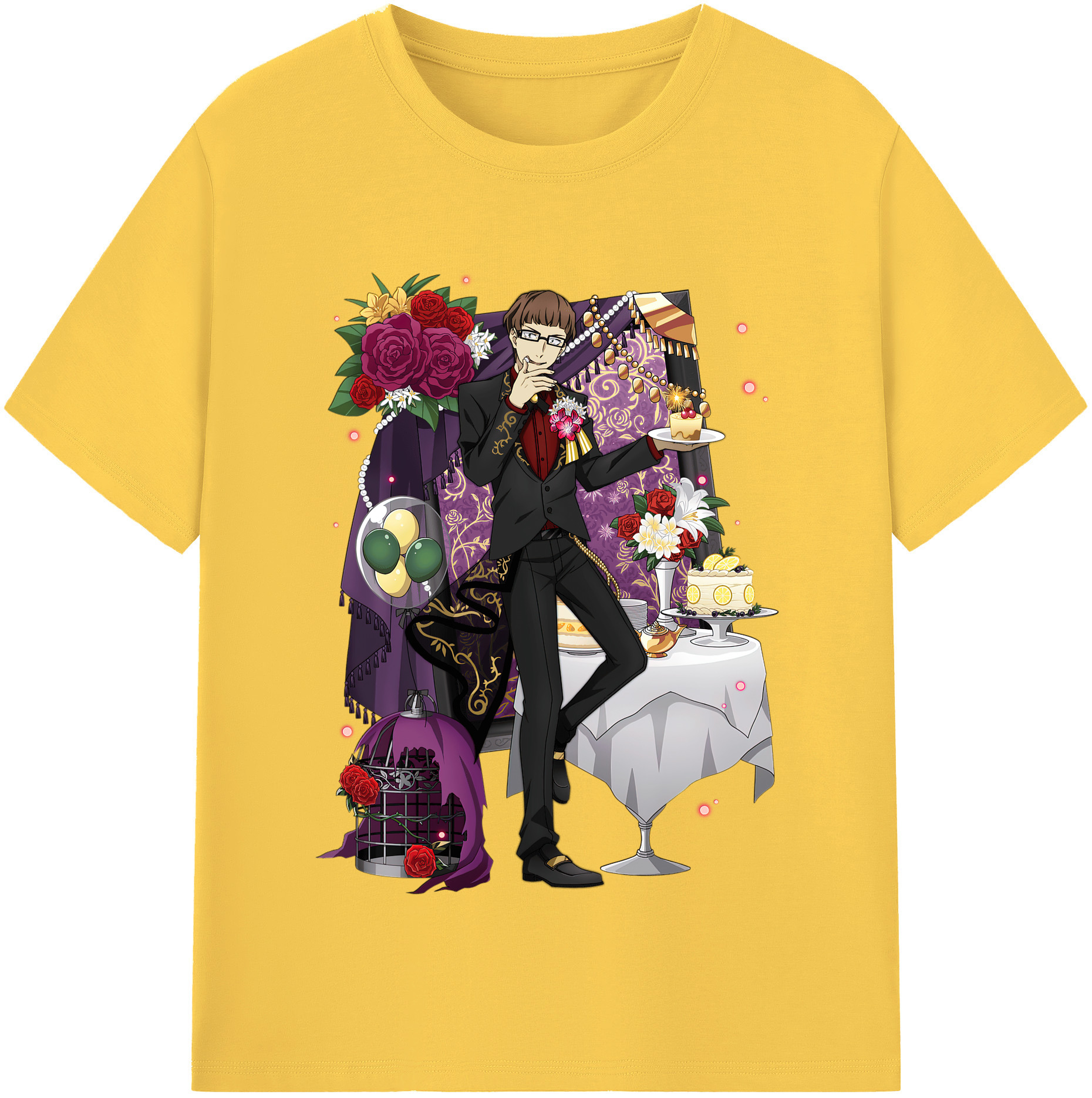 （画像用） 文豪ストレイドッグス Bungo Stray Dogs 綿100％半袖Tシャツ（フロントプリント）