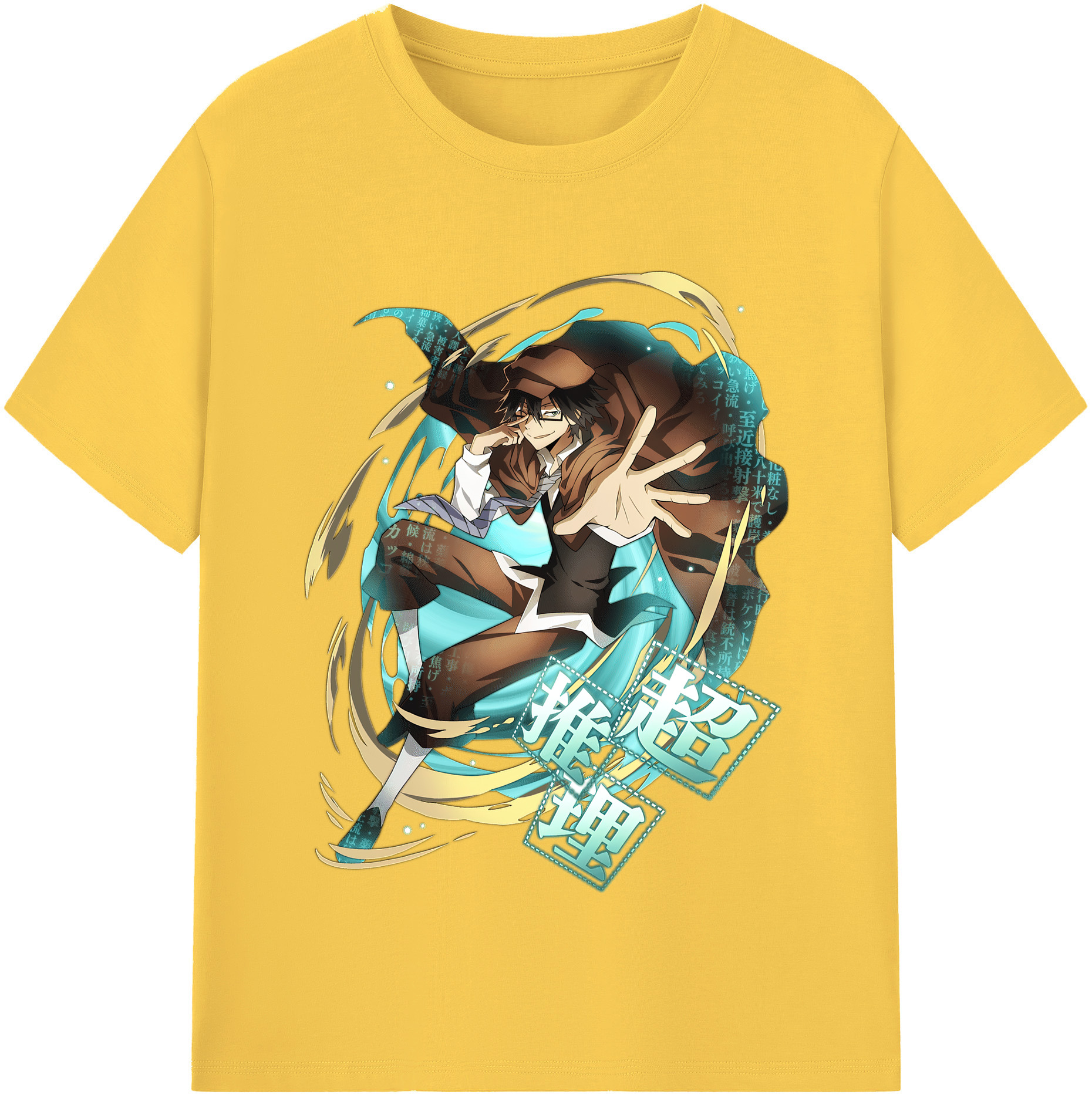 （画像用） 文豪ストレイドッグス Bungo Stray Dogs 綿100％半袖Tシャツ（フロントプリント）