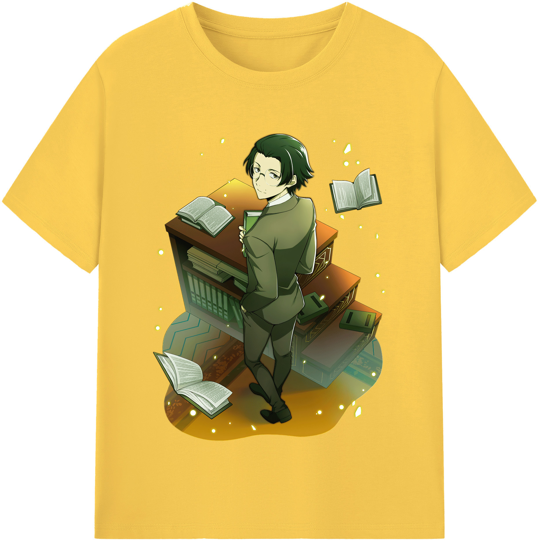 （画像用） 文豪ストレイドッグス Bungo Stray Dogs 綿100％半袖Tシャツ（フロントプリント）