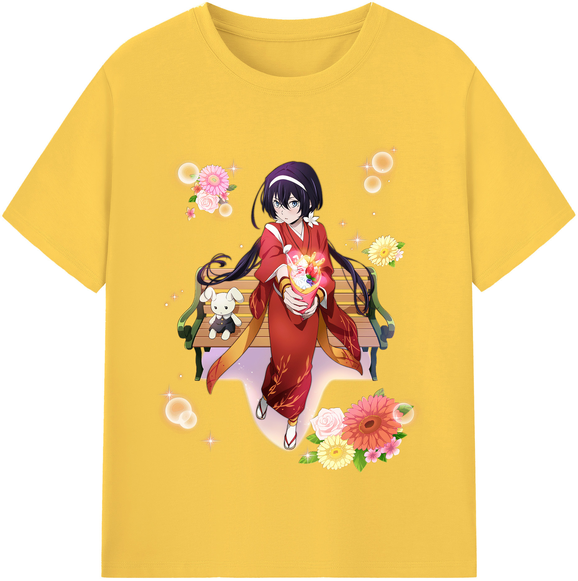 （画像用） 文豪ストレイドッグス Bungo Stray Dogs 綿100％半袖Tシャツ（フロントプリント）