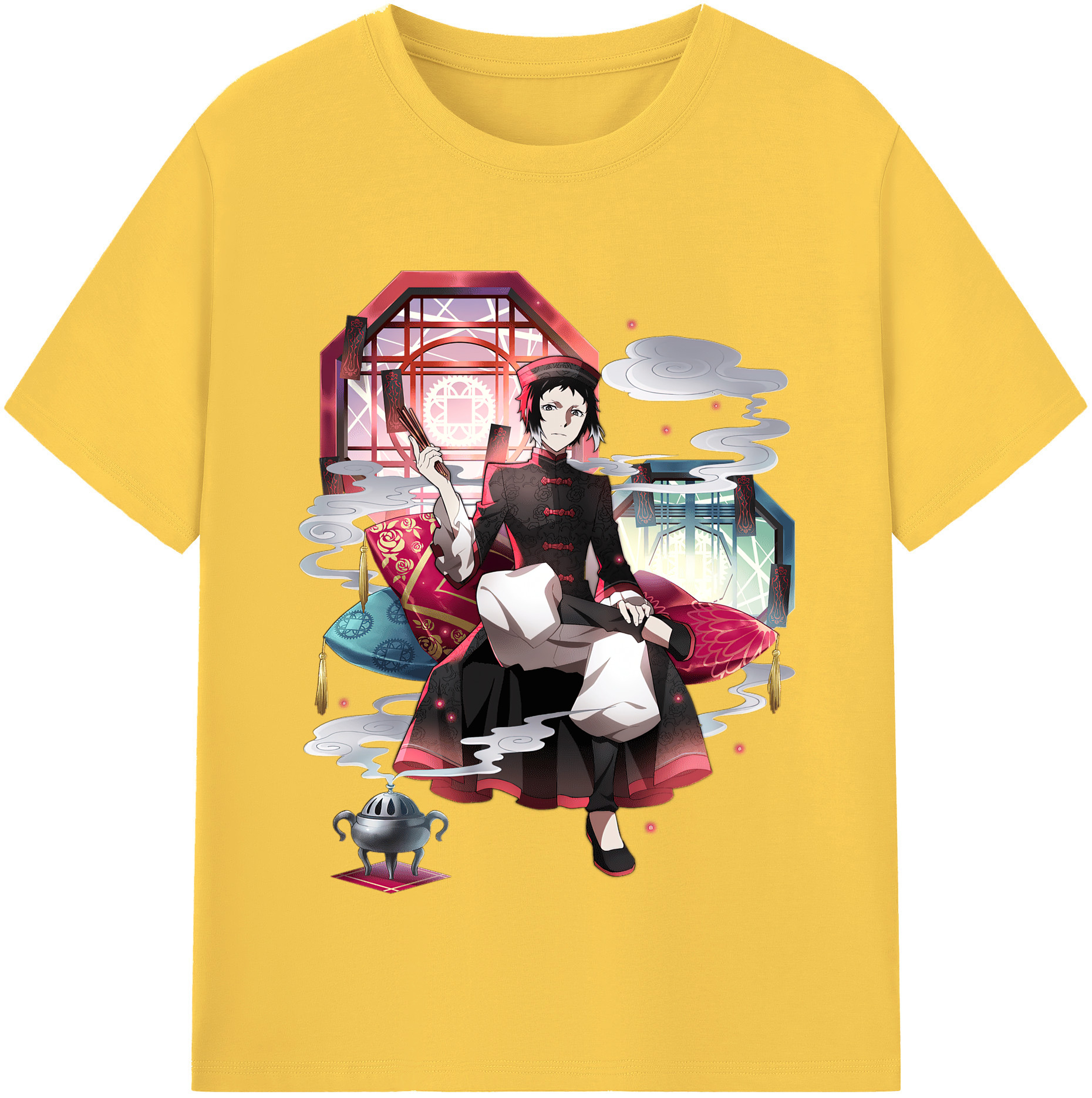（画像用） 文豪ストレイドッグス Bungo Stray Dogs 綿100％半袖Tシャツ（フロントプリント）
