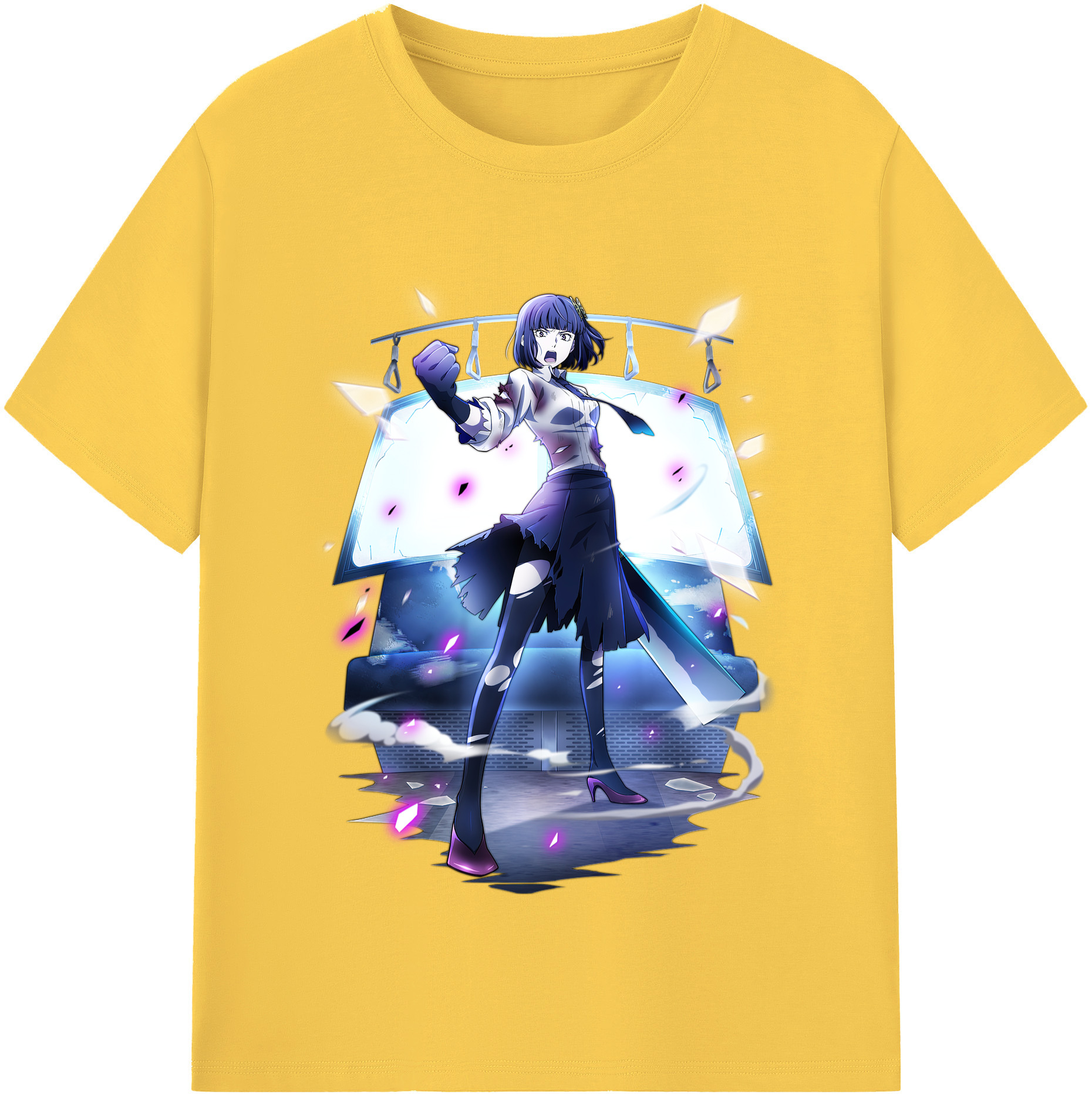 （画像用） 文豪ストレイドッグス Bungo Stray Dogs 綿100％半袖Tシャツ（フロントプリント）