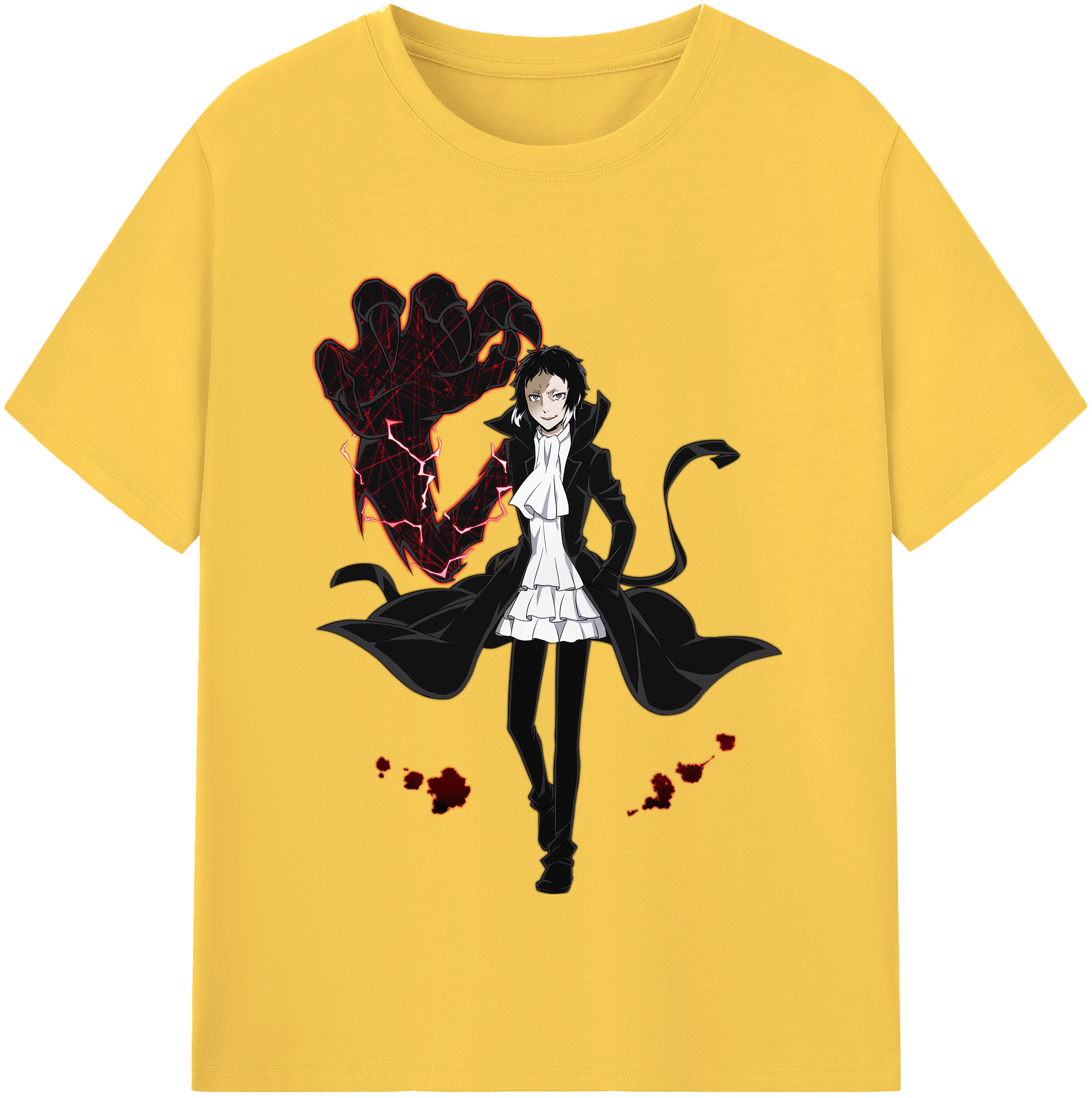 （画像用） 文豪ストレイドッグス Bungo Stray Dogs 綿100％半袖Tシャツ（フロントプリント）