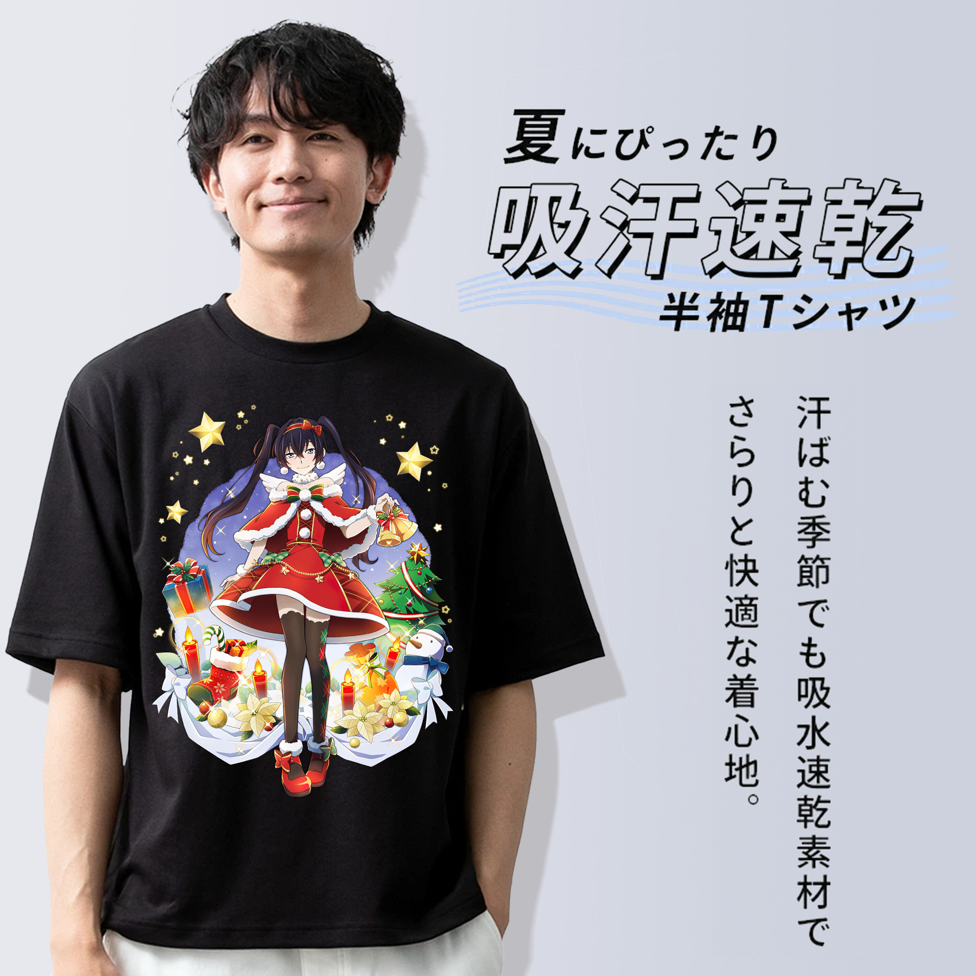 文豪ストレイドッグス Bungo Stray Dogs 綿100％半袖Tシャツ（フロントプリント）