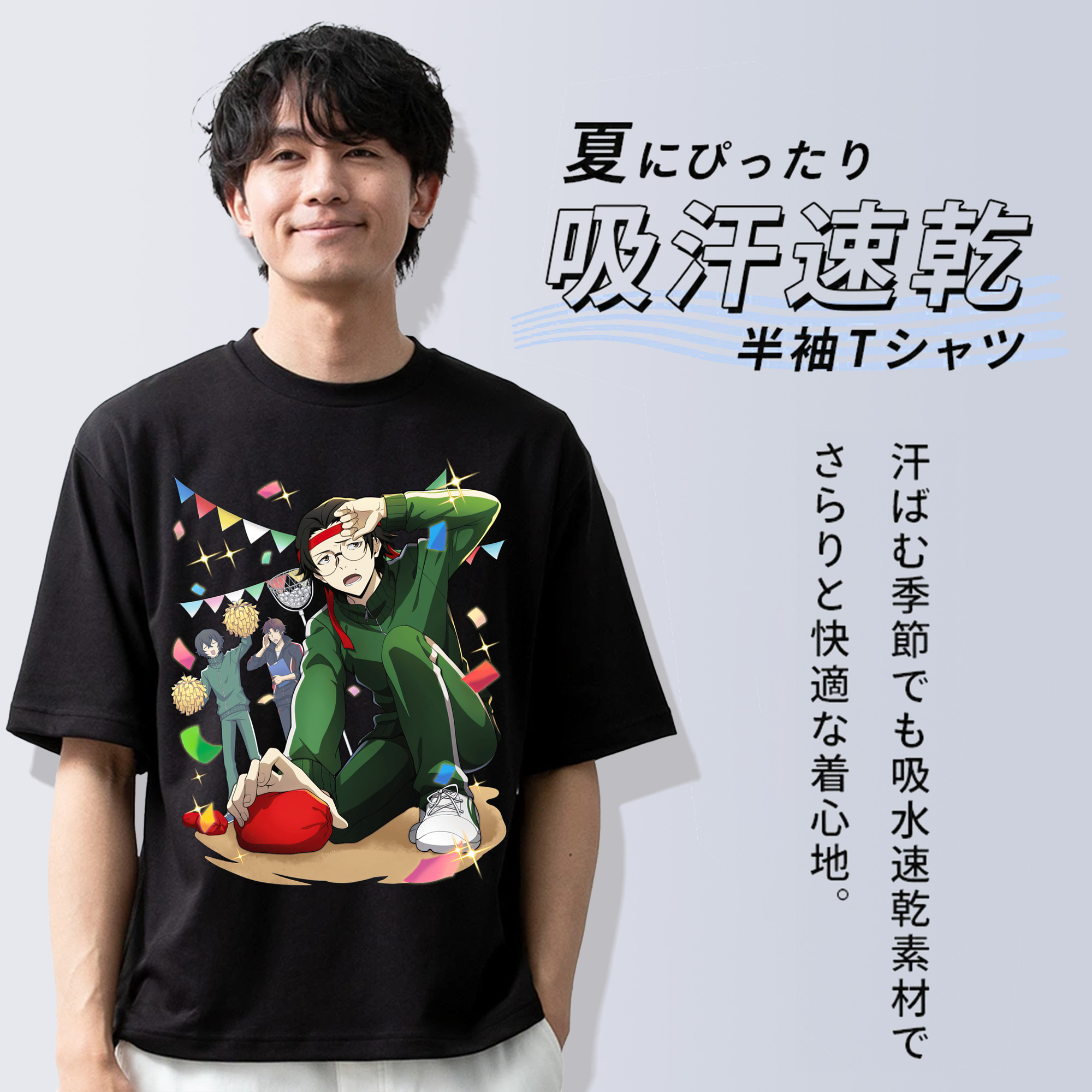 文豪ストレイドッグス Bungo Stray Dogs 綿100％半袖Tシャツ（フロントプリント）
