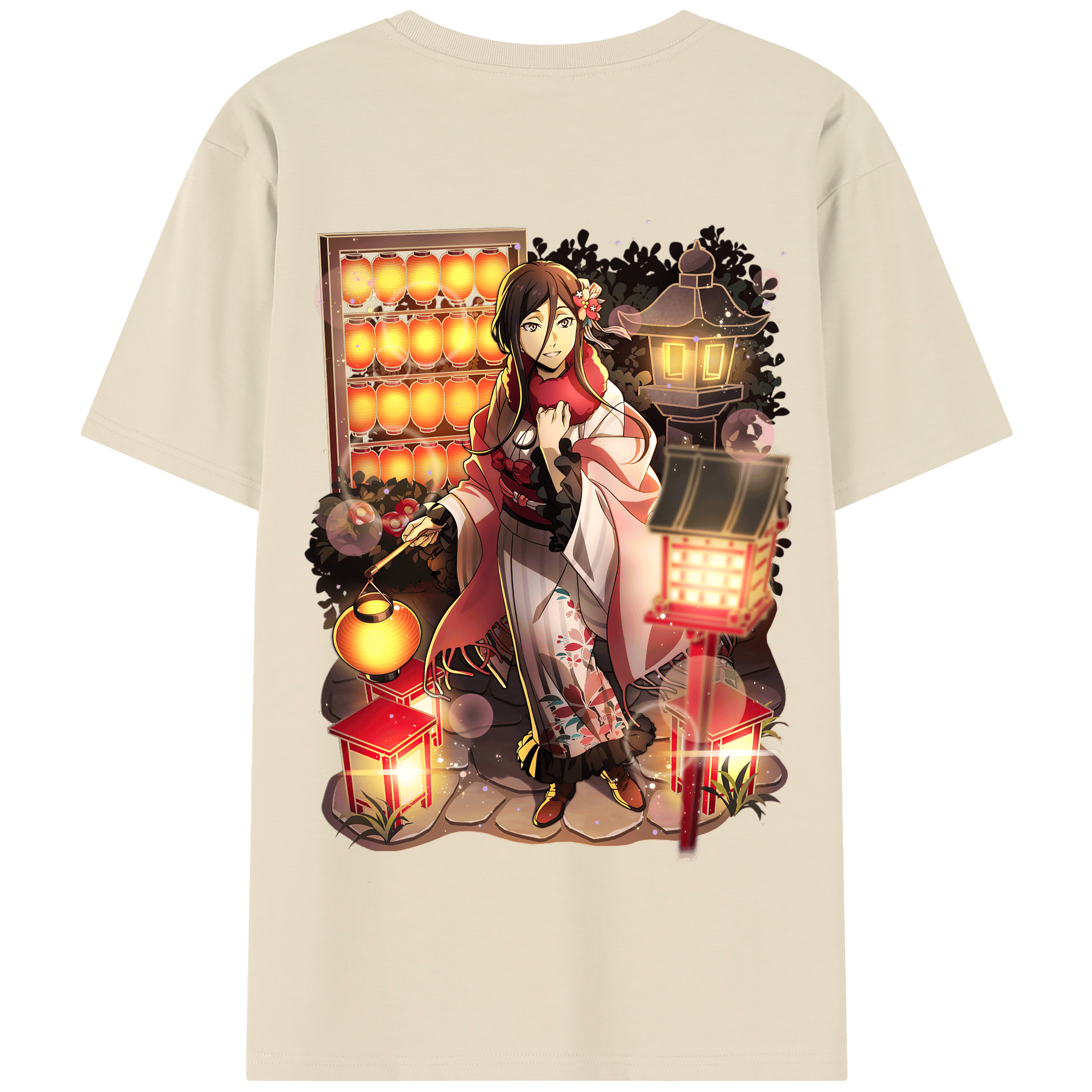 （画像用） 文豪ストレイドッグス Bungo Stray Dogs 綿100％半袖Tシャツ（背面プリント）